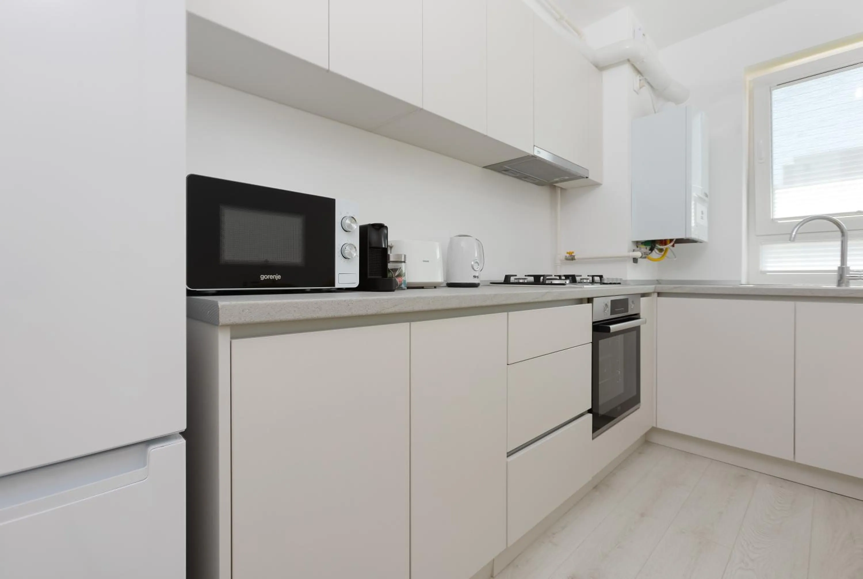 Kitchen or kitchenette in Brasov Holiday Apartments