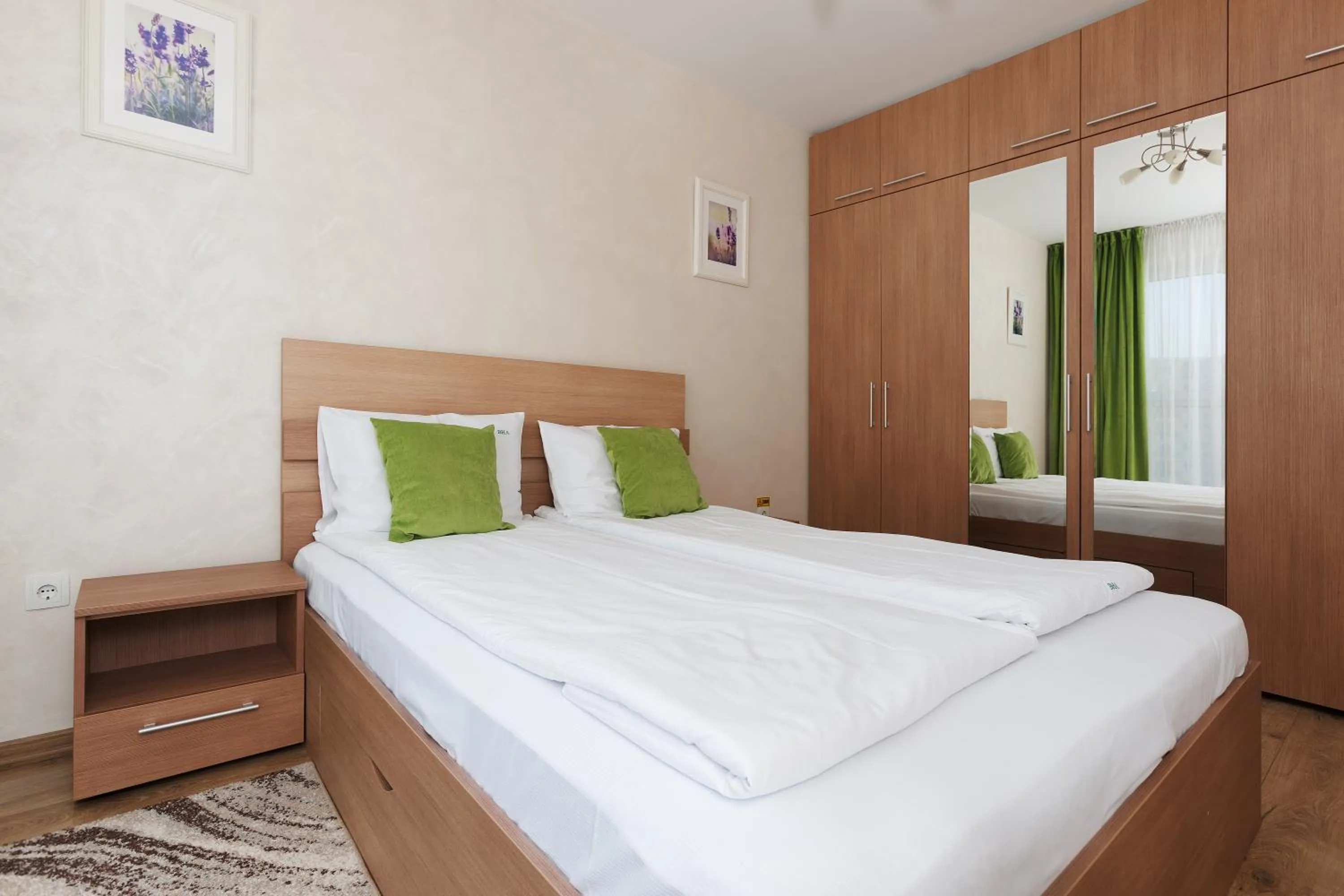 Bed in Brasov Holiday Apartments