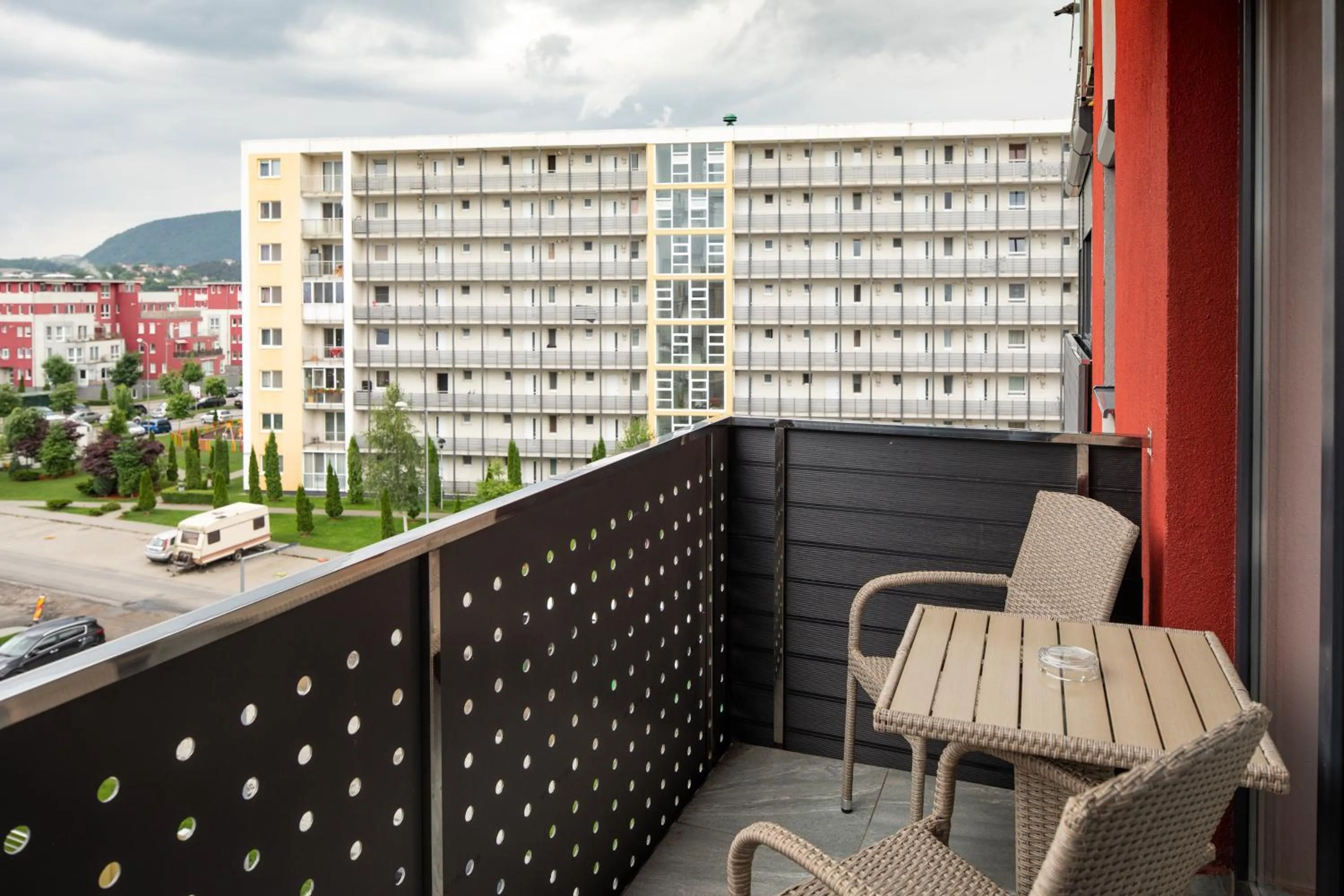 Balcony/Terrace in Brasov Holiday Apartments