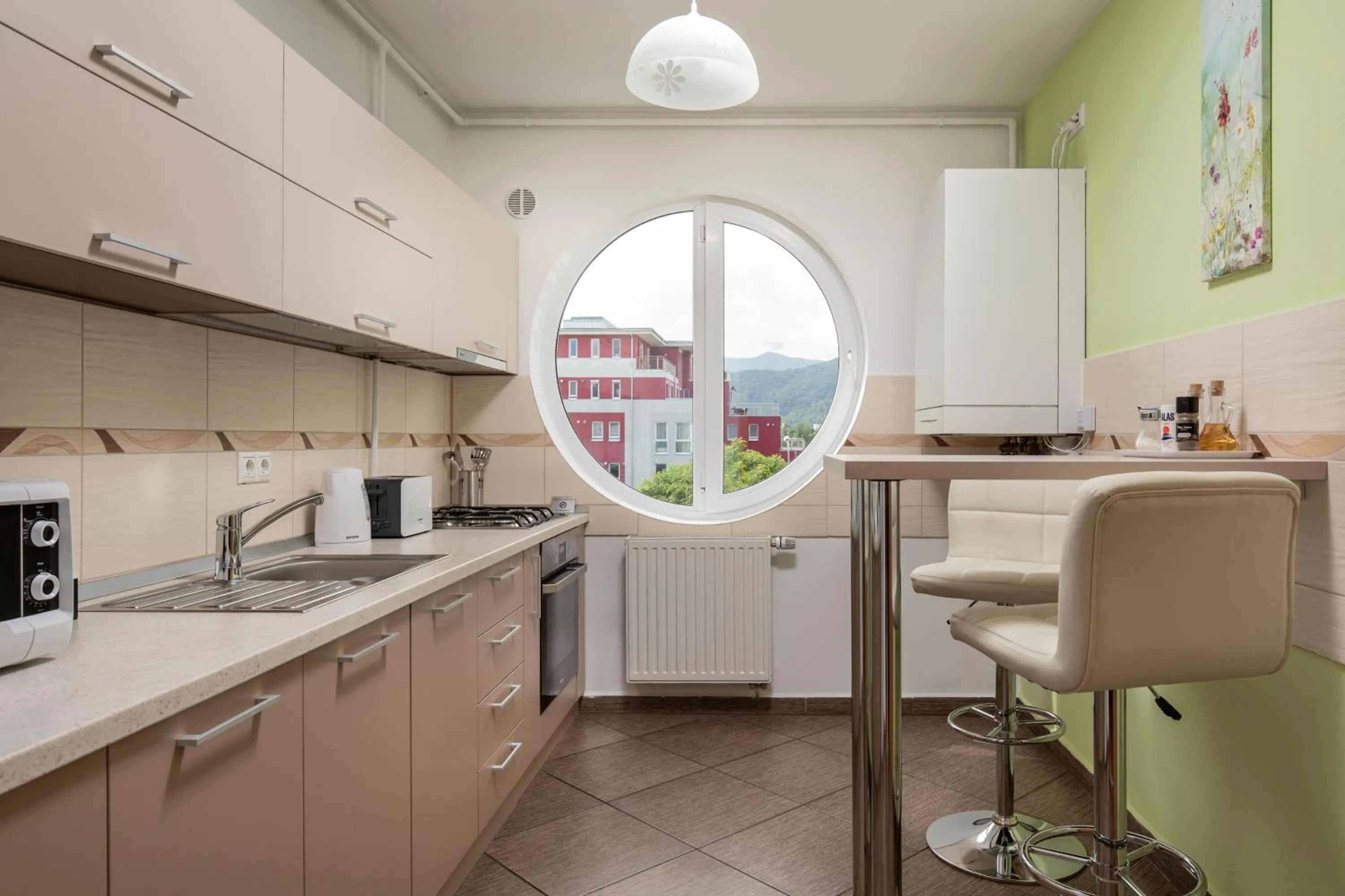 Kitchen or kitchenette in Brasov Holiday Apartments