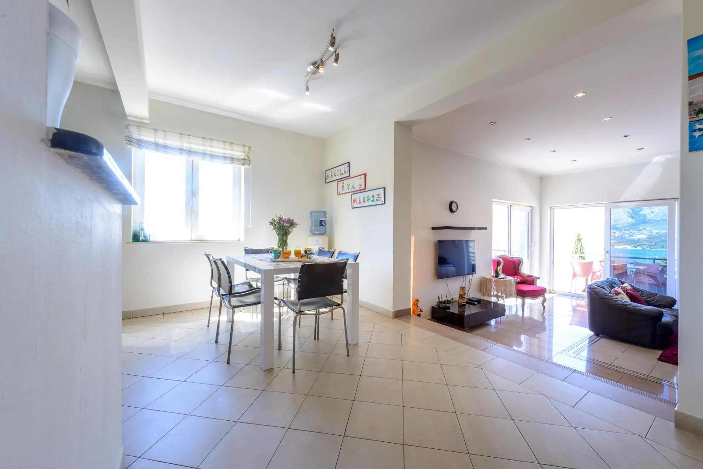 Living room in Apartments Red Coral Cavtat