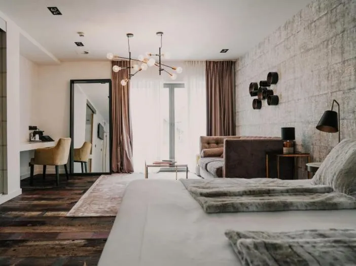 Bedroom, Bed in Hotel Sanglier