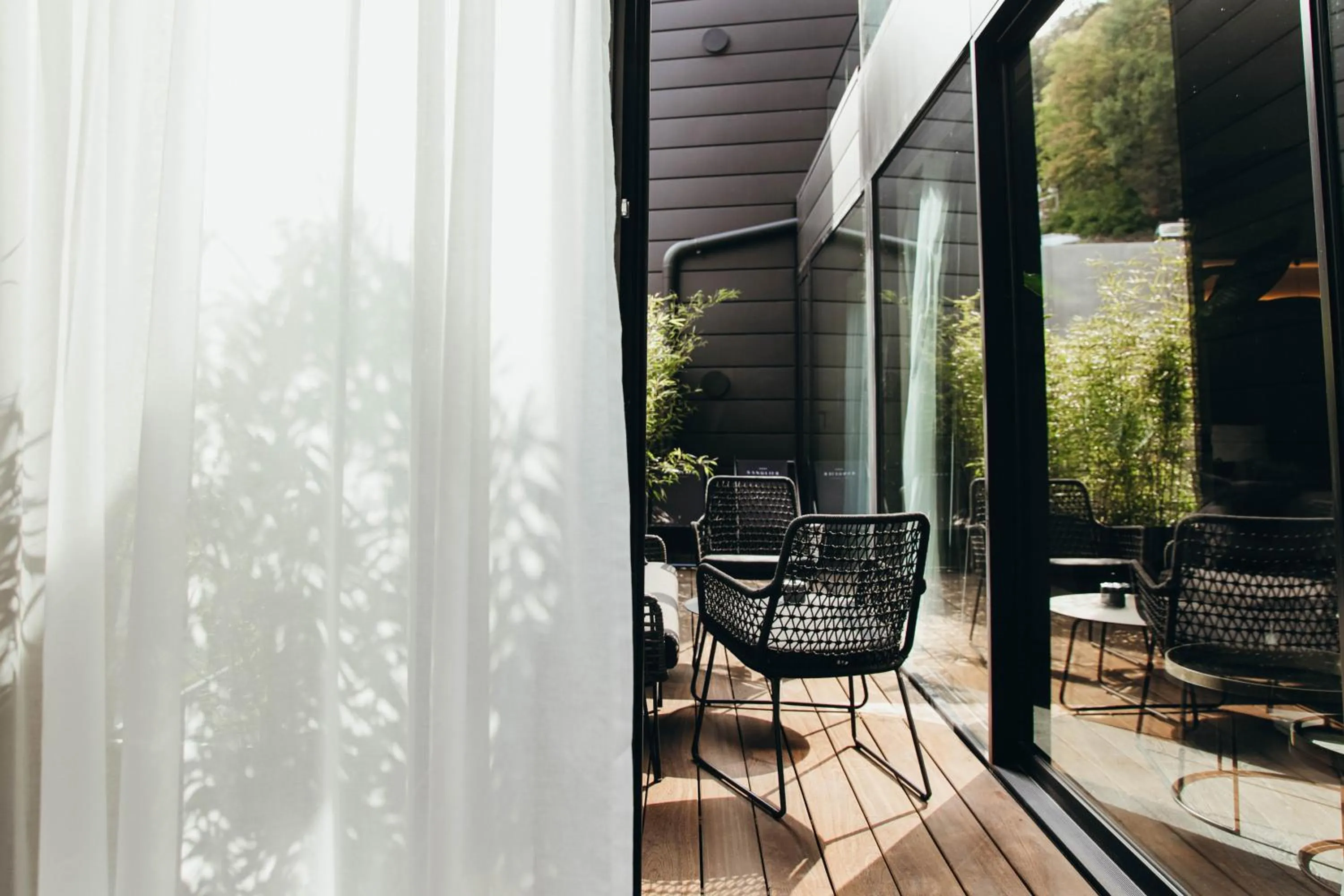 Balcony/Terrace in Hotel Sanglier