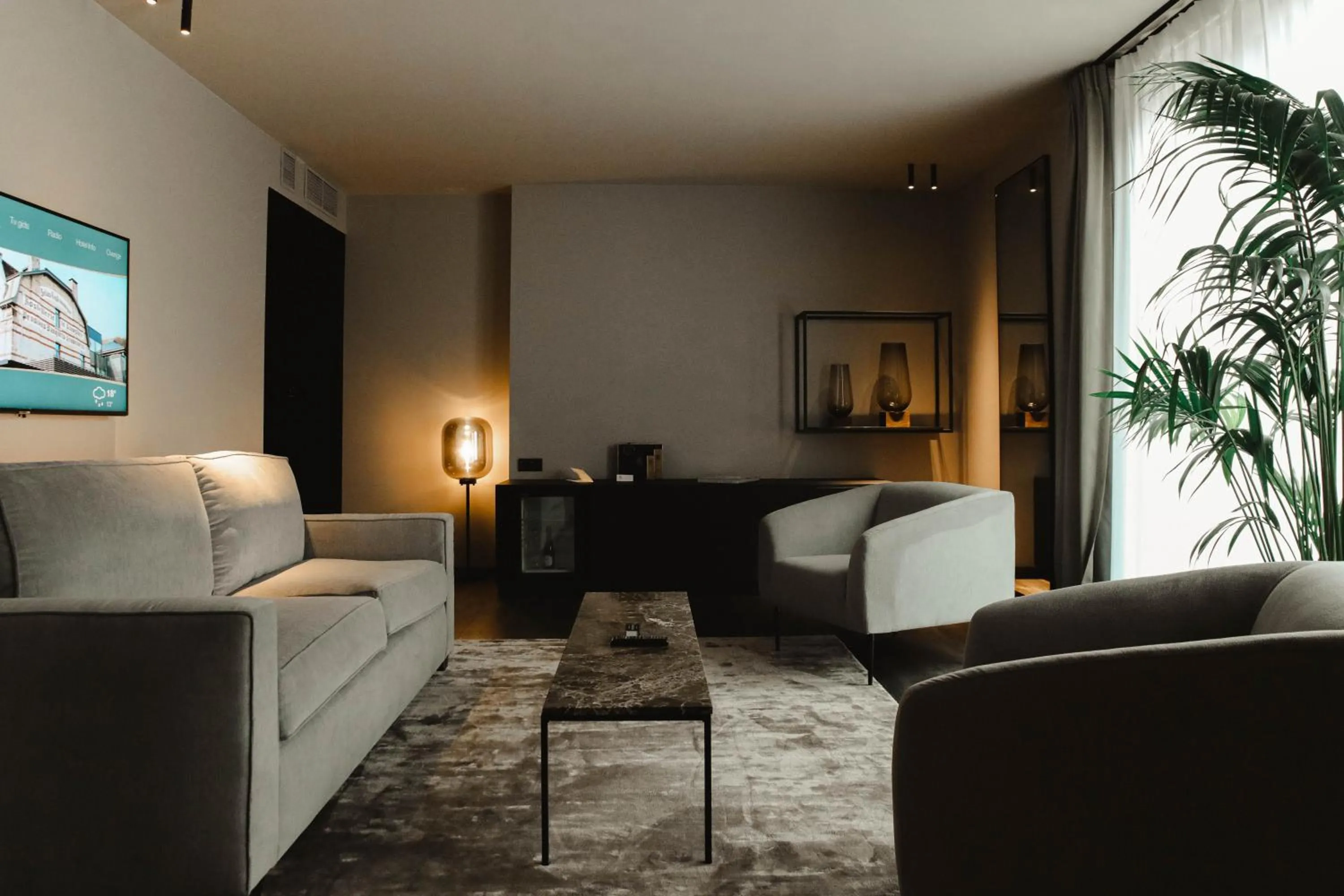 Living room in Hotel Sanglier