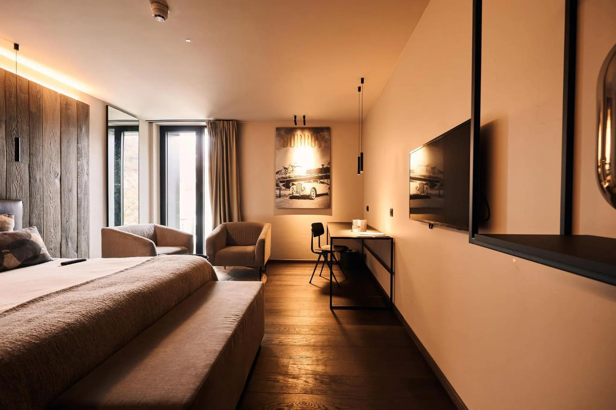 Photo of the whole room, Bed in Hôtel Le Sanglier des Ardennes