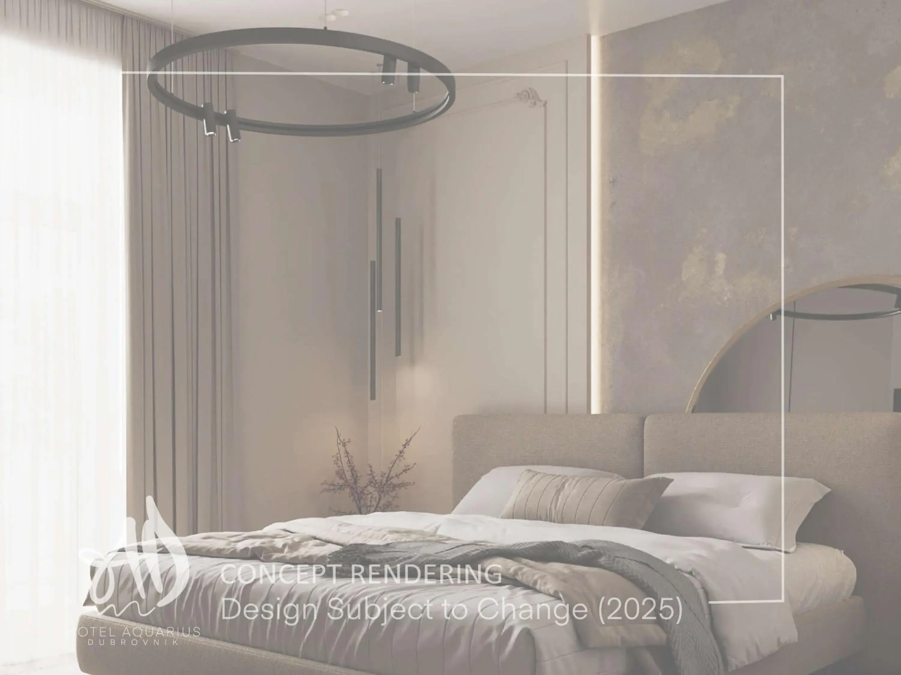 Standard Double Room with Balcony in Hotel Aquarius Dubrovnik Standard Double Room with Balcony in Hotel Aquarius Dubrovnik