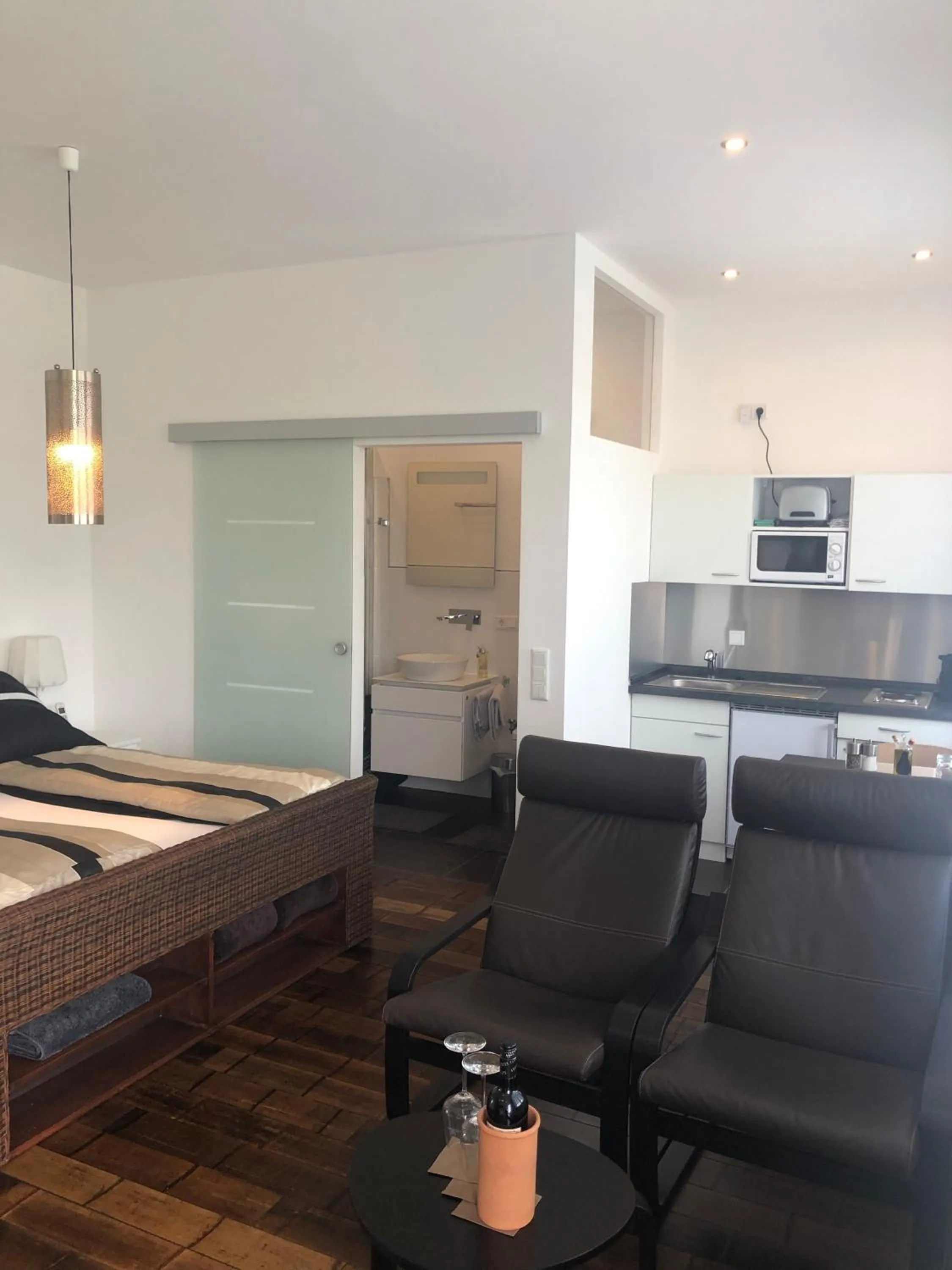 Kitchen or kitchenette in Business Appartements