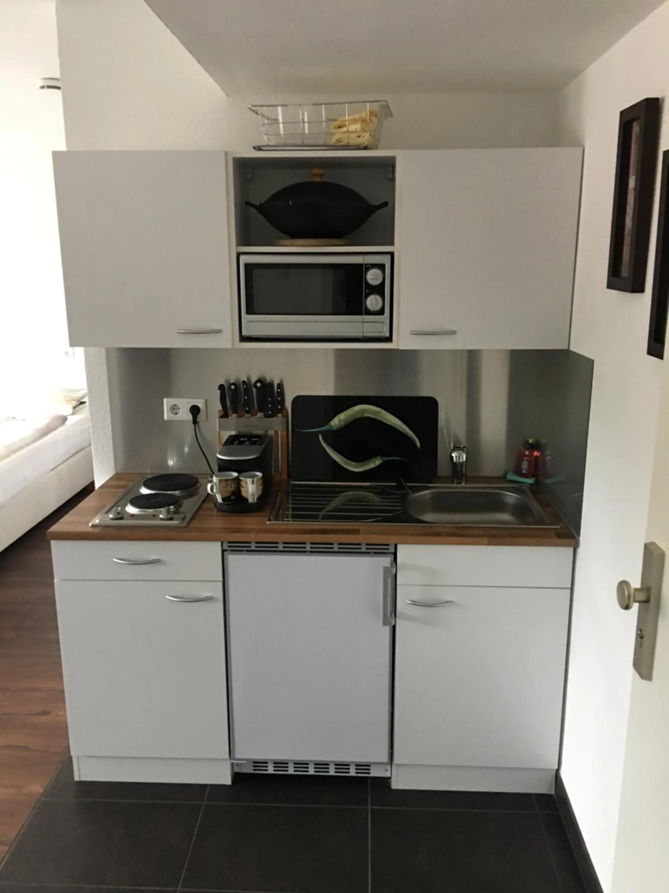 Kitchen or kitchenette in Business Appartements