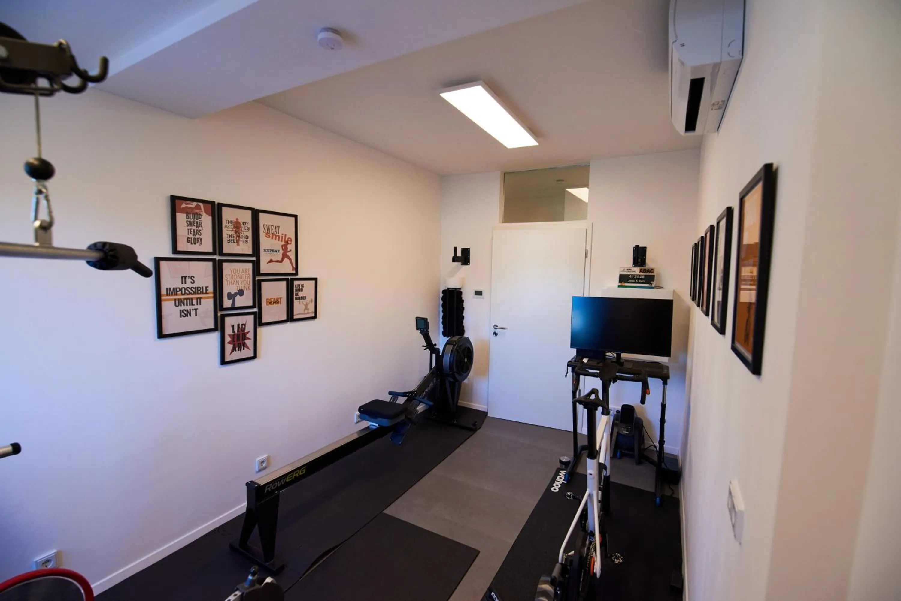 Fitness centre/facilities in Business Apartments Höfle