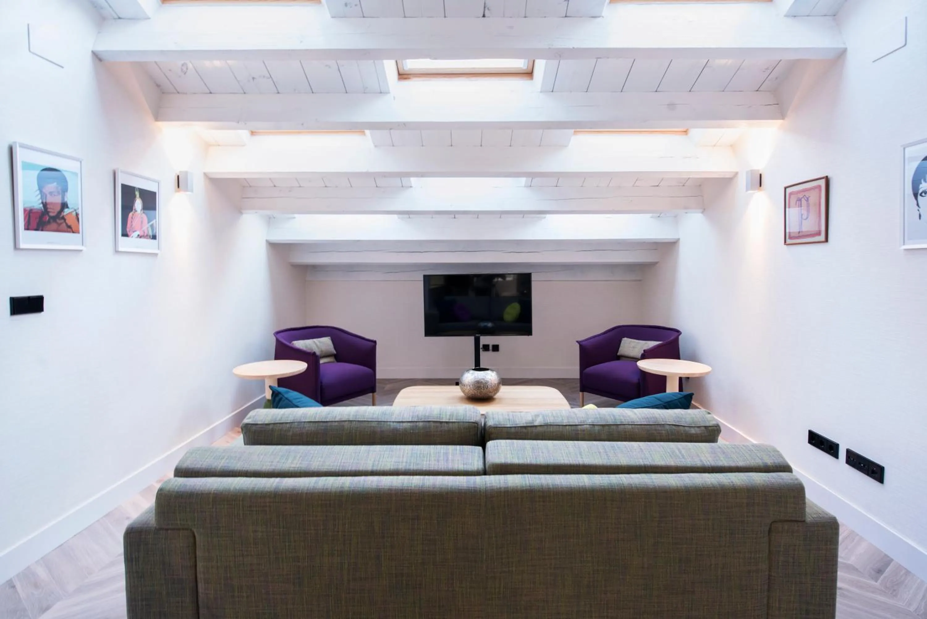 Living room in Palacio Salvetti Suites