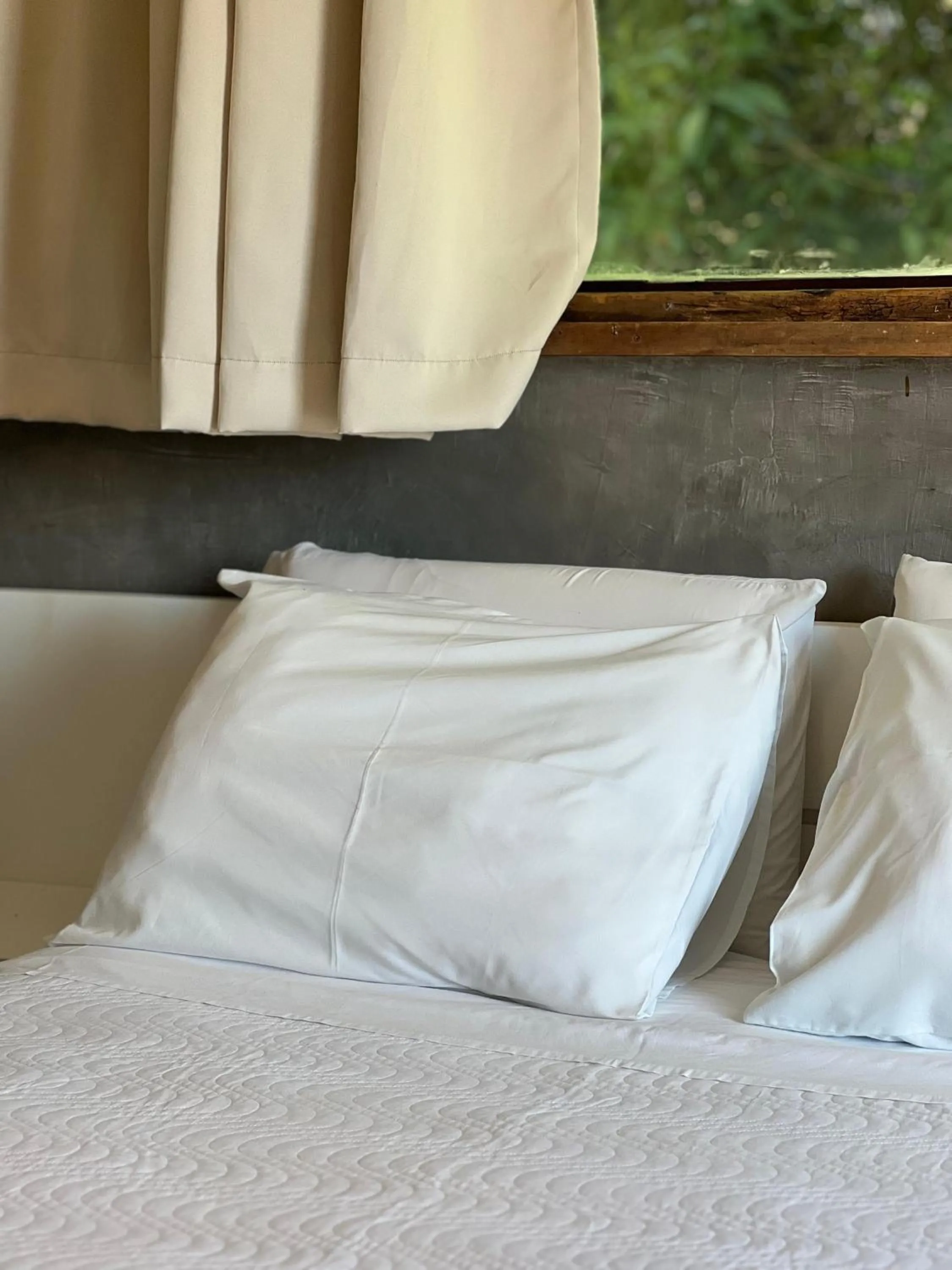 Bed in Yannai Chalé Praia