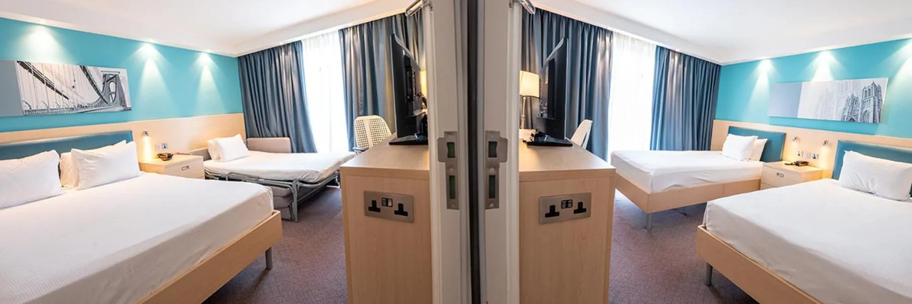 Bedroom, Bed in Hampton By Hilton Bristol Airport