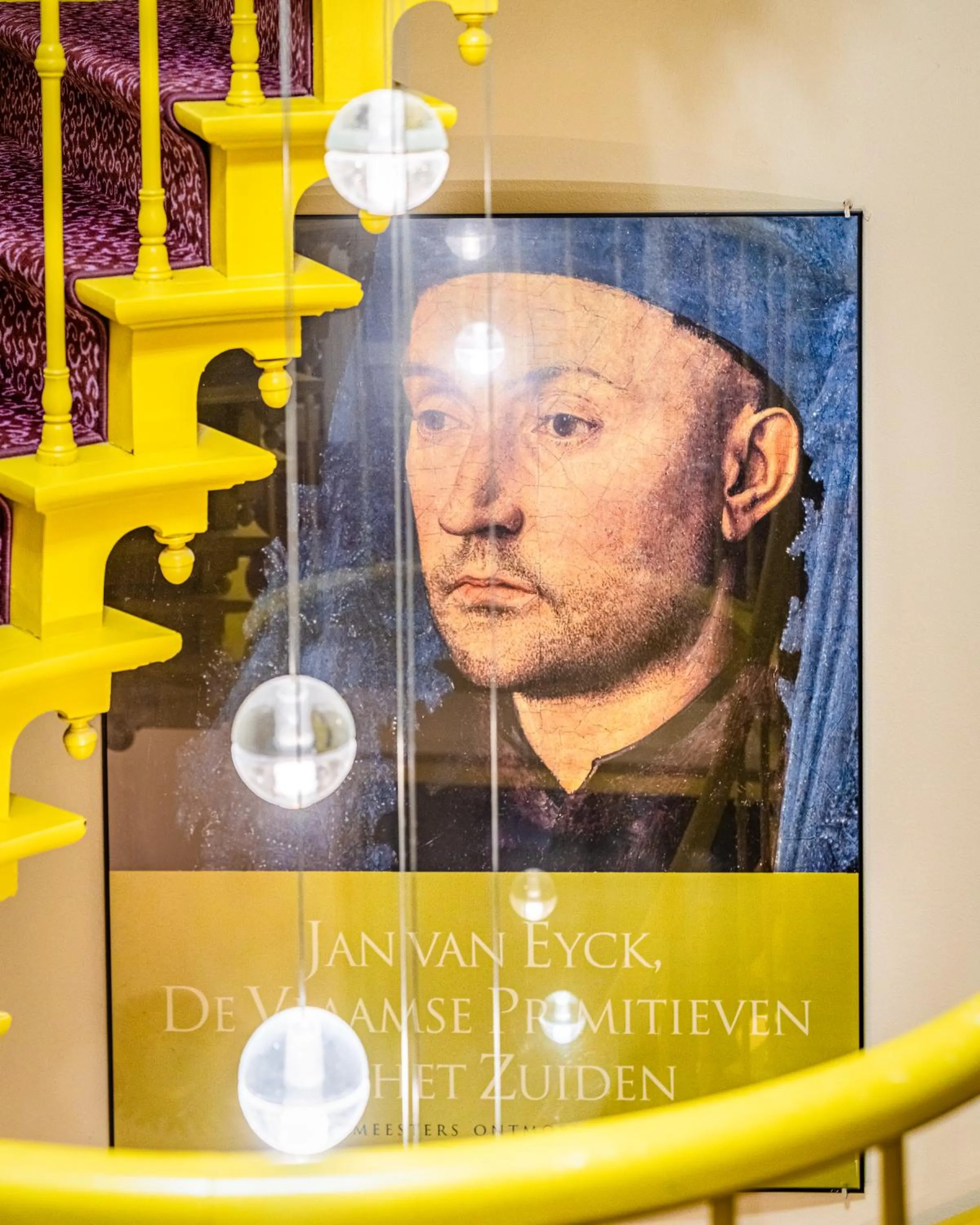 Decorative detail in Hotel Van Eyck