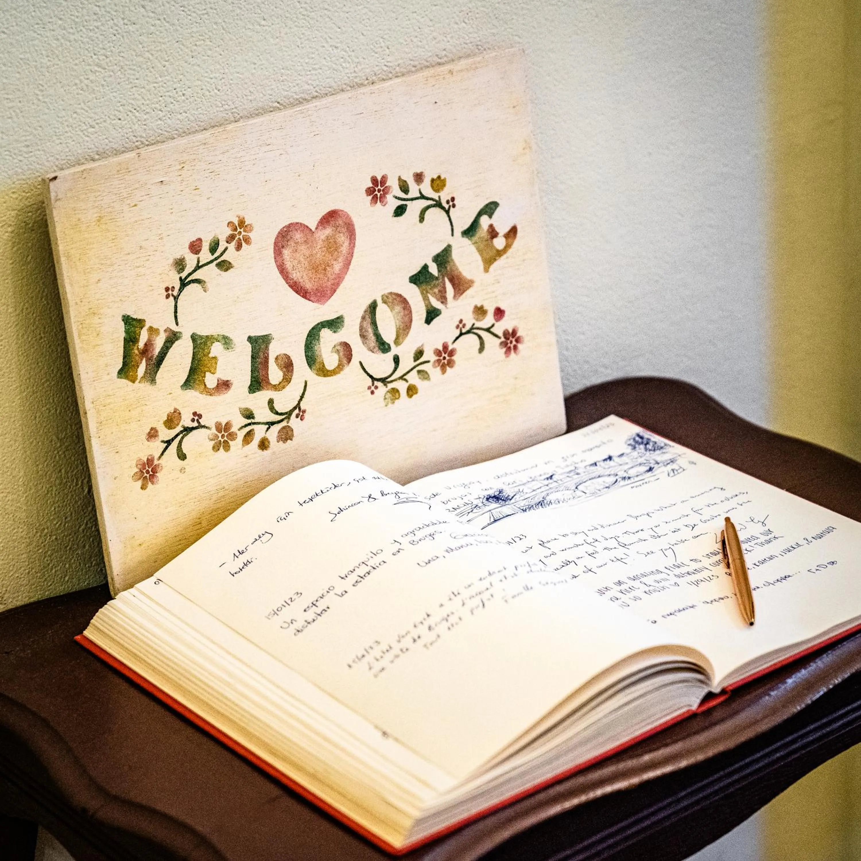 Lobby or reception in Hotel Van Eyck