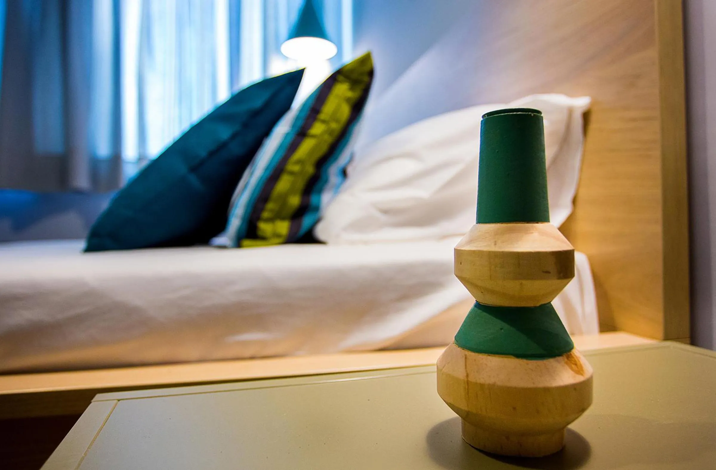 Decorative detail, Bed in Emerald Suite