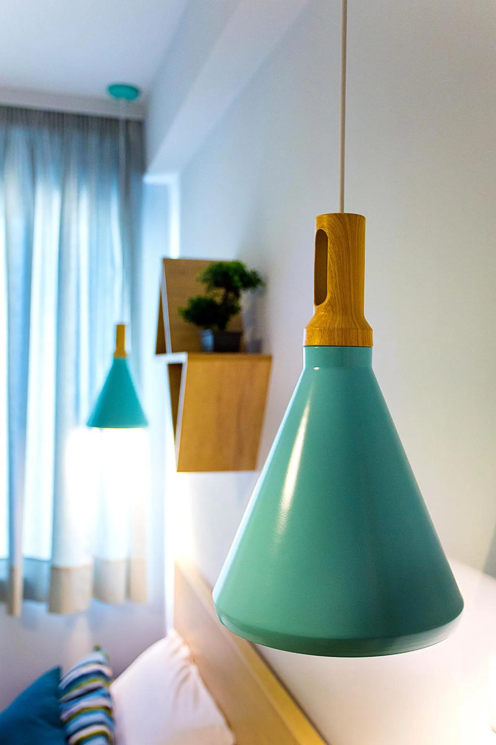 Decorative detail, Bed in Emerald Suite