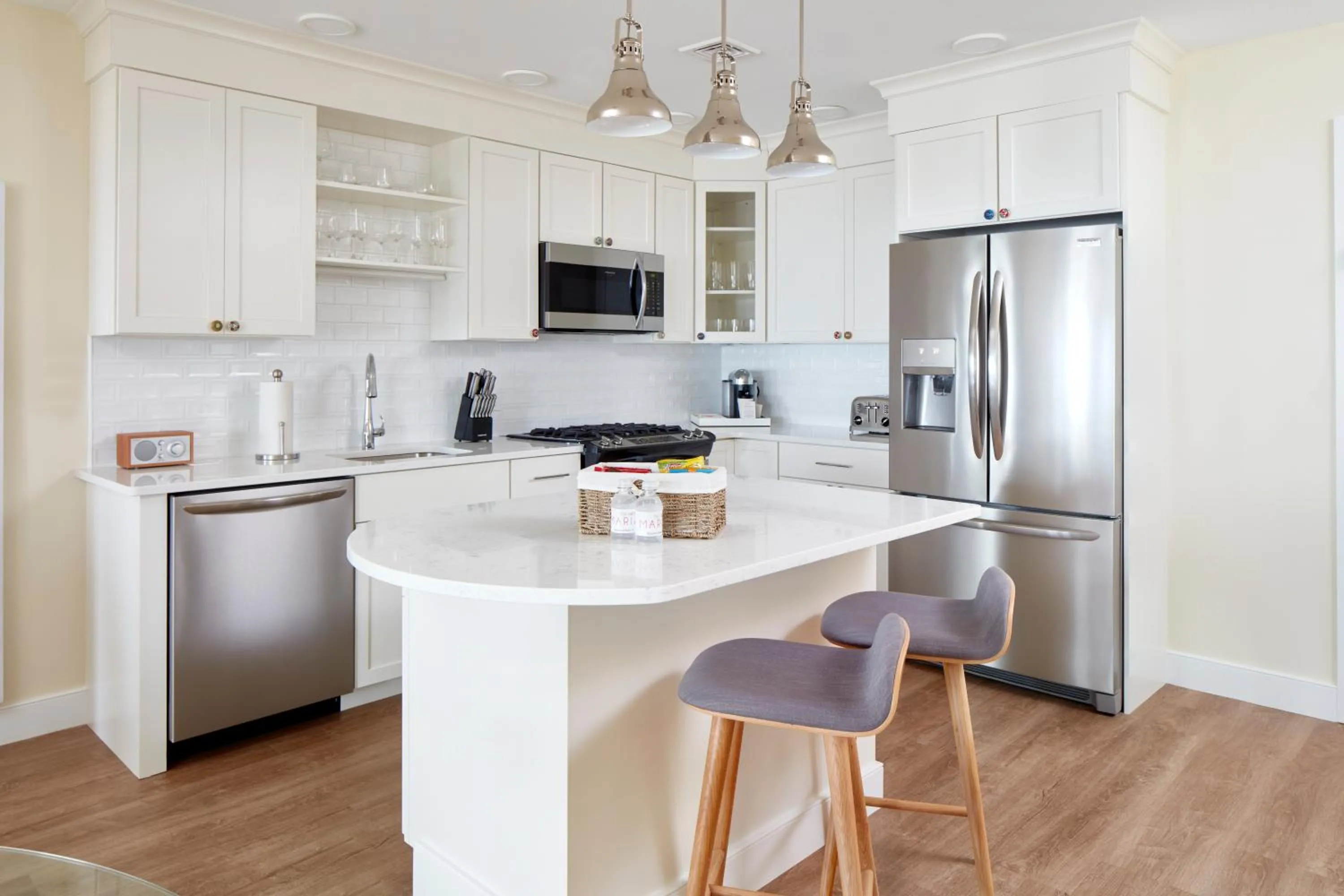 Kitchen or kitchenette in The Hotel Maria