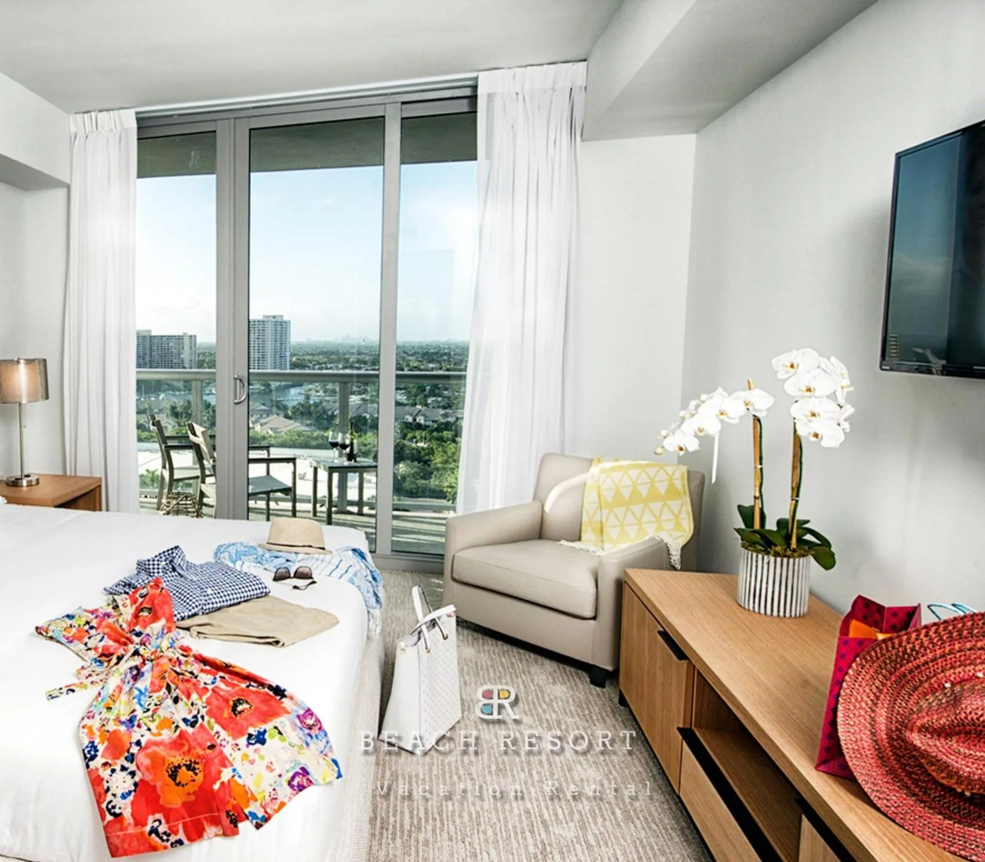 Living room in Bwalk Resort Rentals