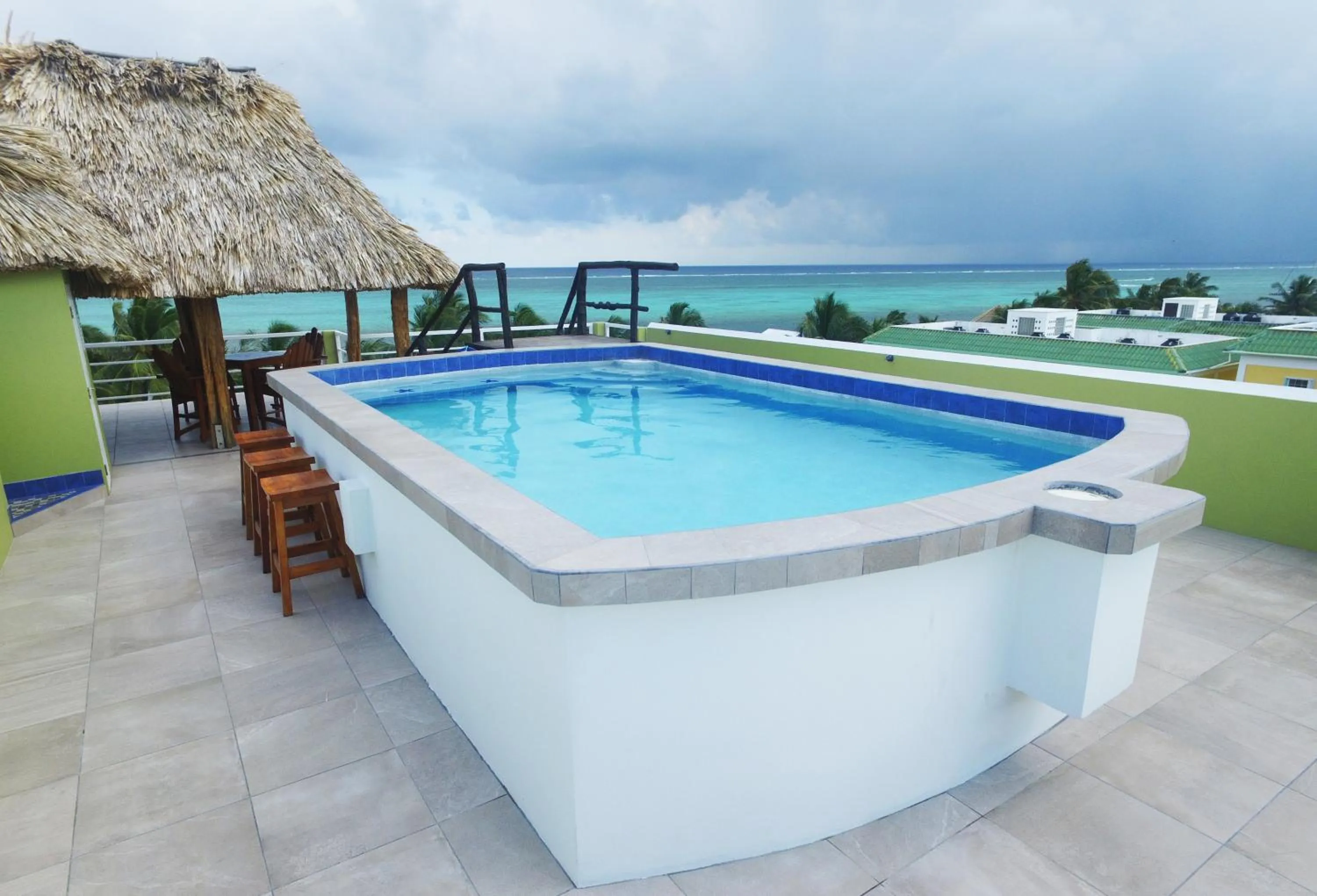 Pool view in Casa del Rai