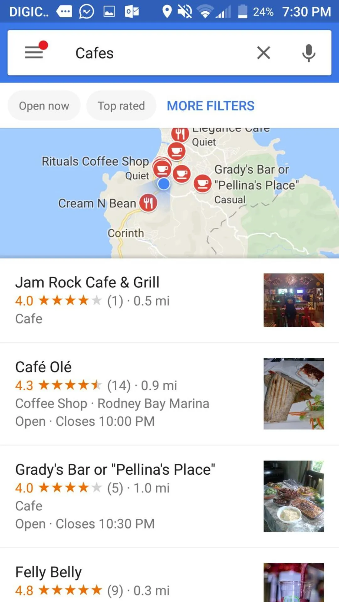 Restaurant/places to eat in Caribbean Dream Vacation Property CD1