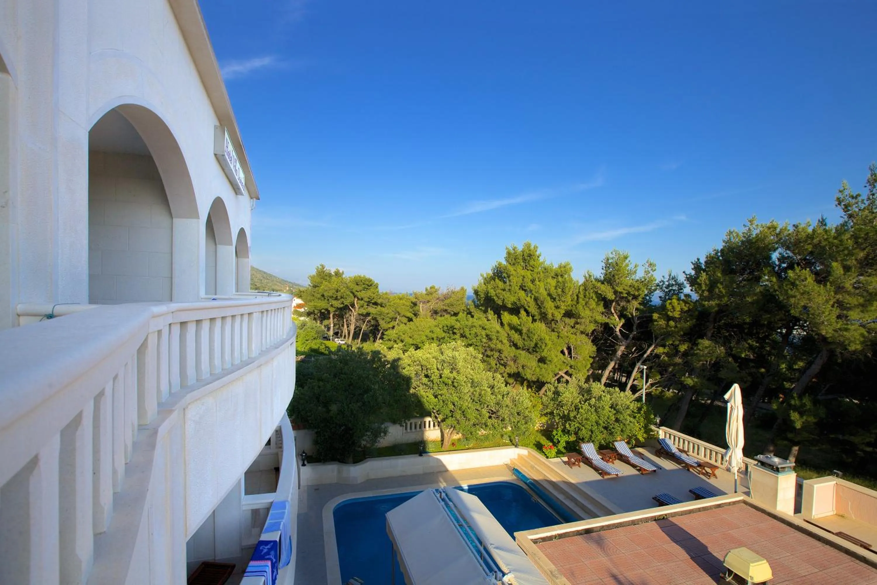 Bird's eye view in Villa Daniela