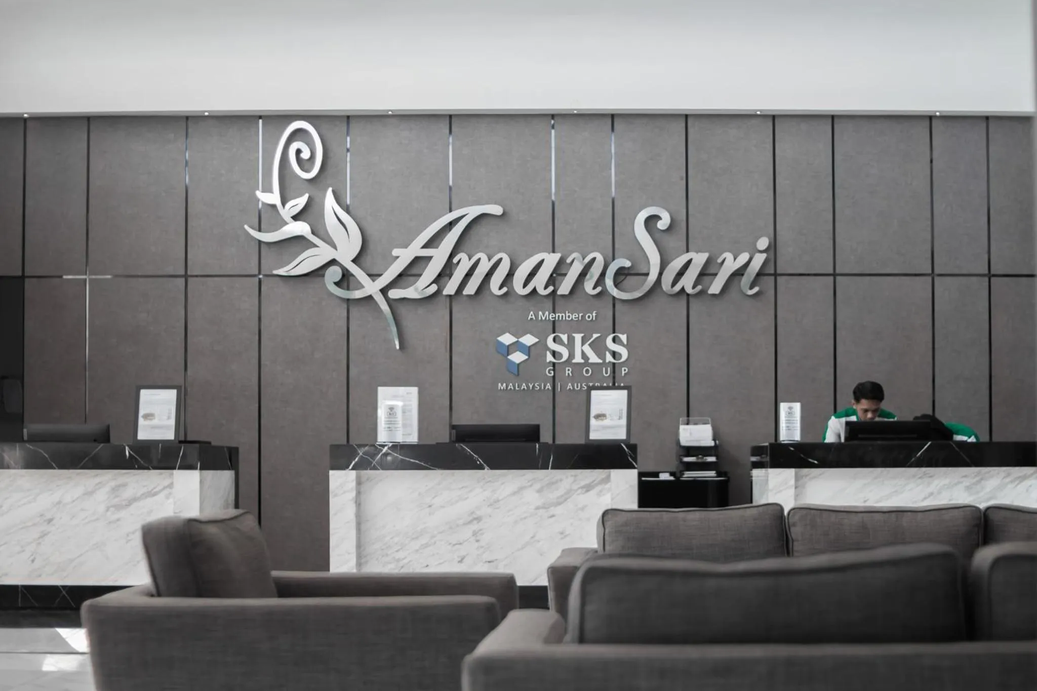 Lobby or reception in Amansari Hotel Nusajaya