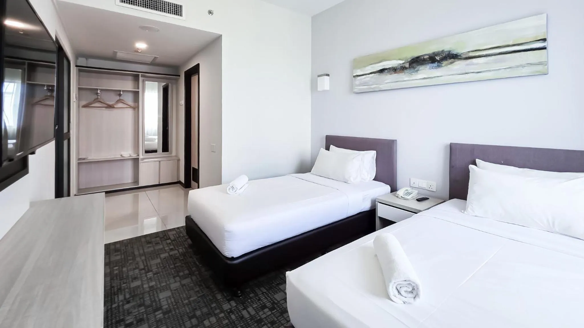 Bed in Amansari Hotel Nusajaya