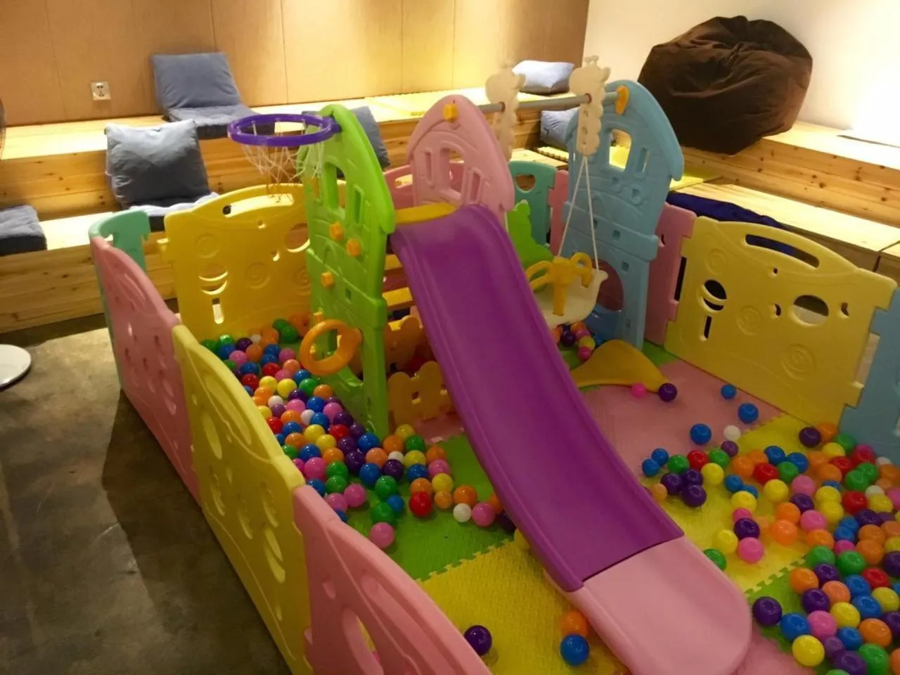 Children play ground in Ancient Street No.5 Youth Chic Hotel