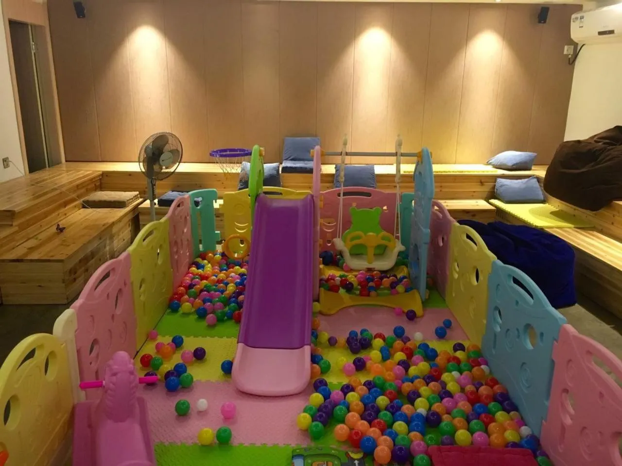 Children play ground in Ancient Street No.5 Youth Chic Hotel