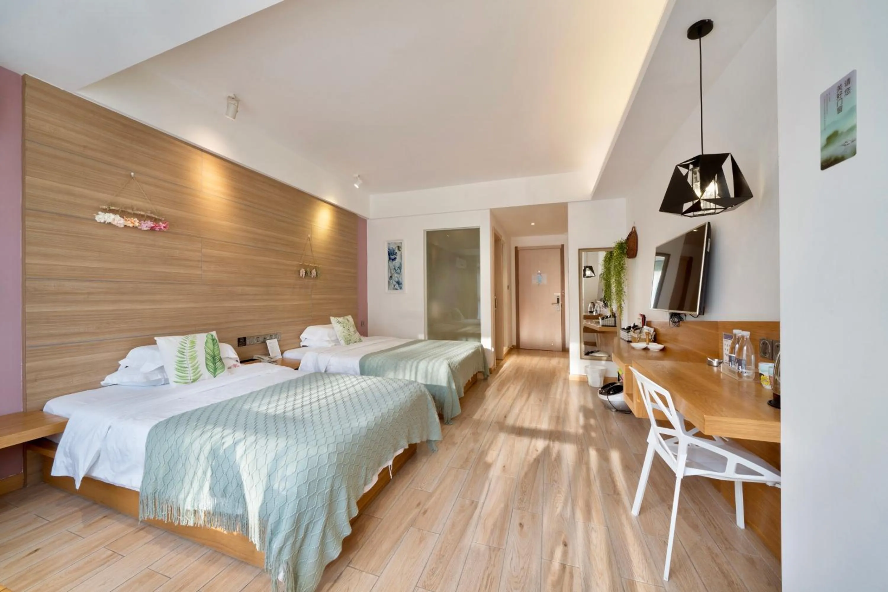 Photo of the whole room, Bed in Ancient Street No.5 Youth Chic Hotel