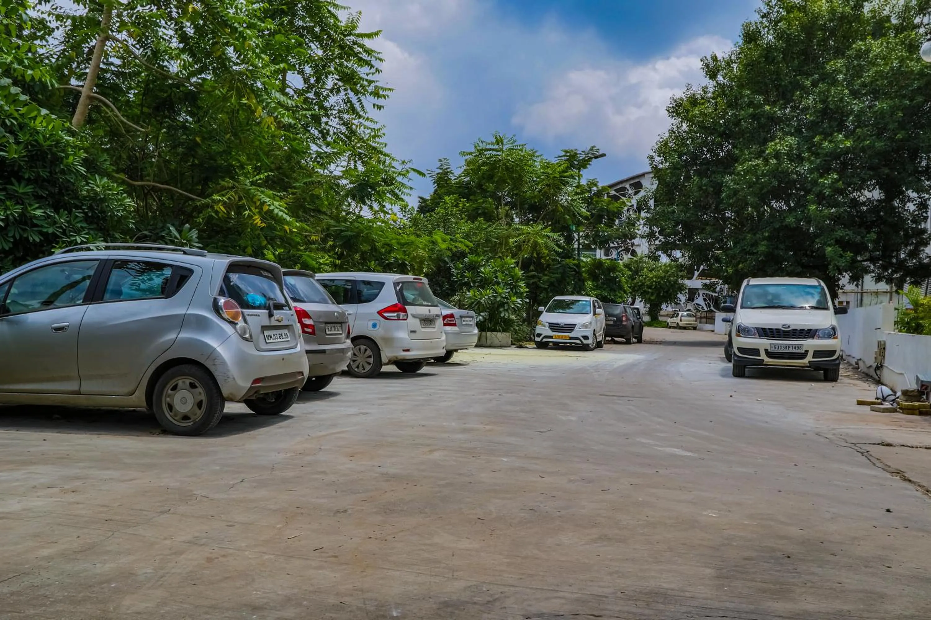 Parking in Regenta Inn Vadodara, 500m from Railway Station