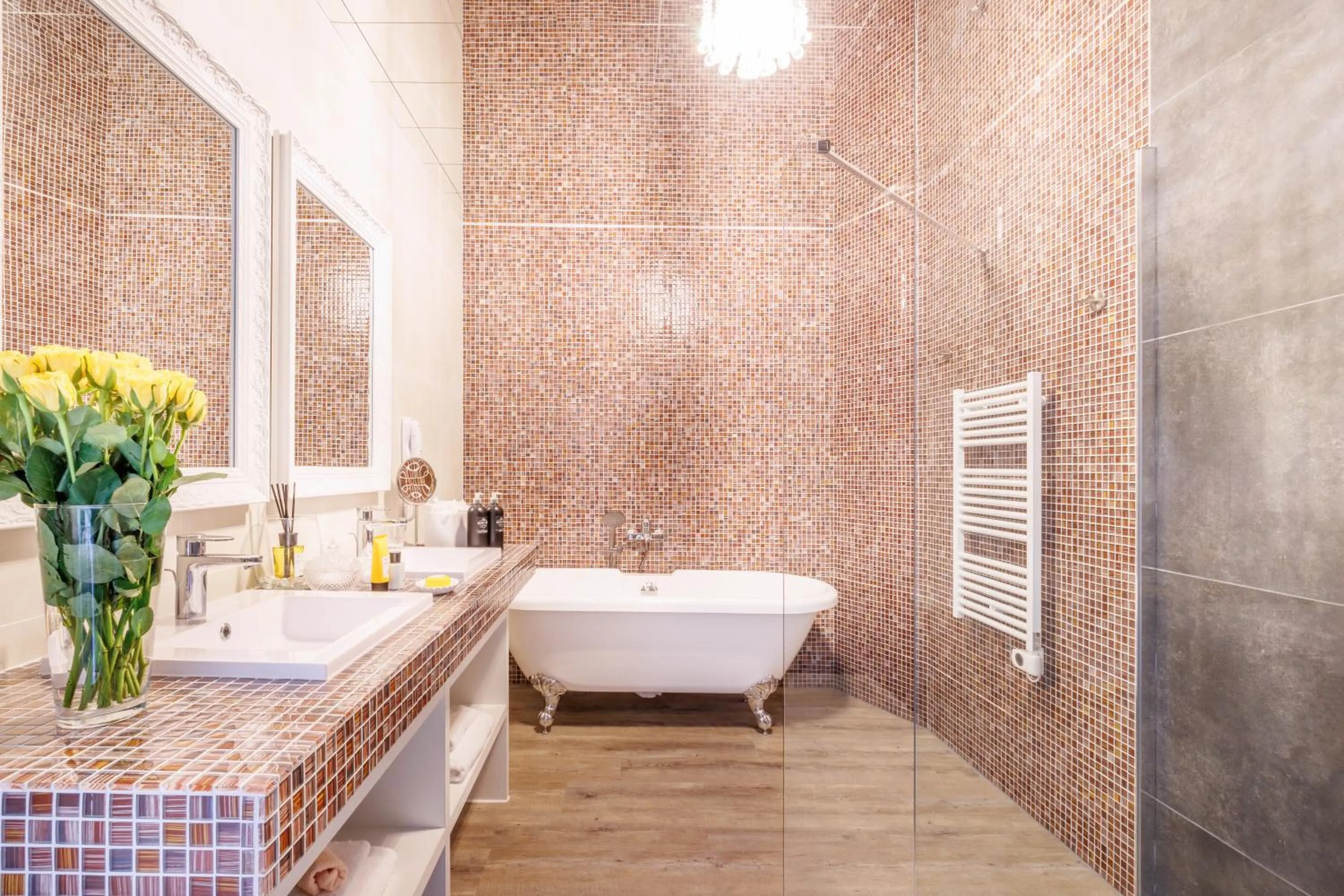 Shower in Belfry & Spa by Ligne St Barth