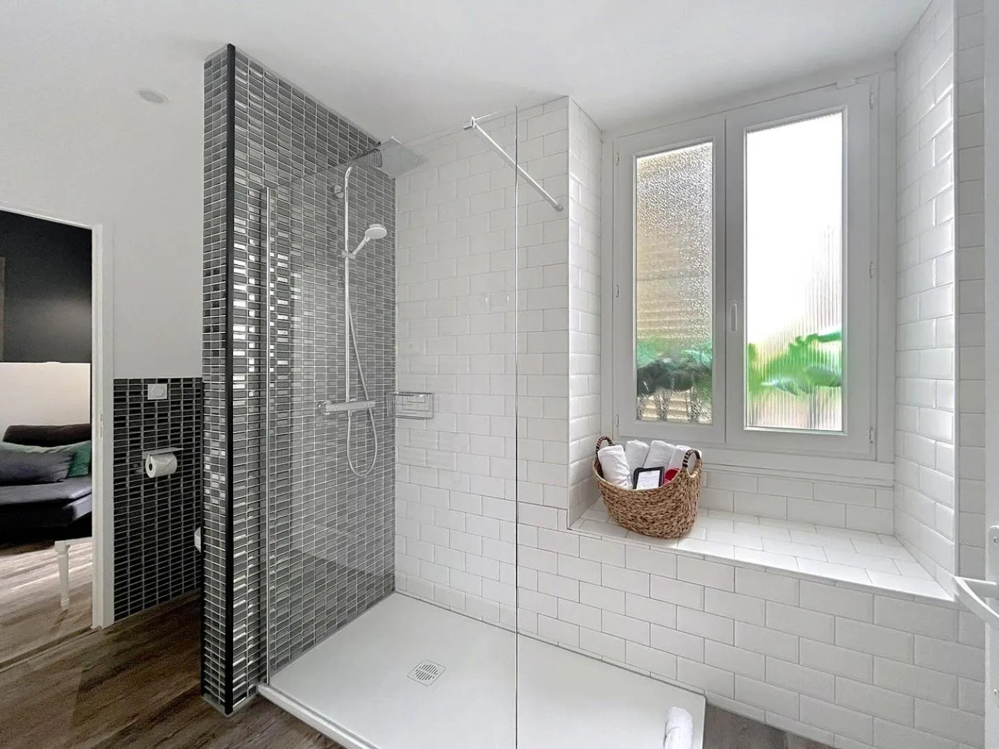 Shower in Belfry & Spa by Ligne St Barth