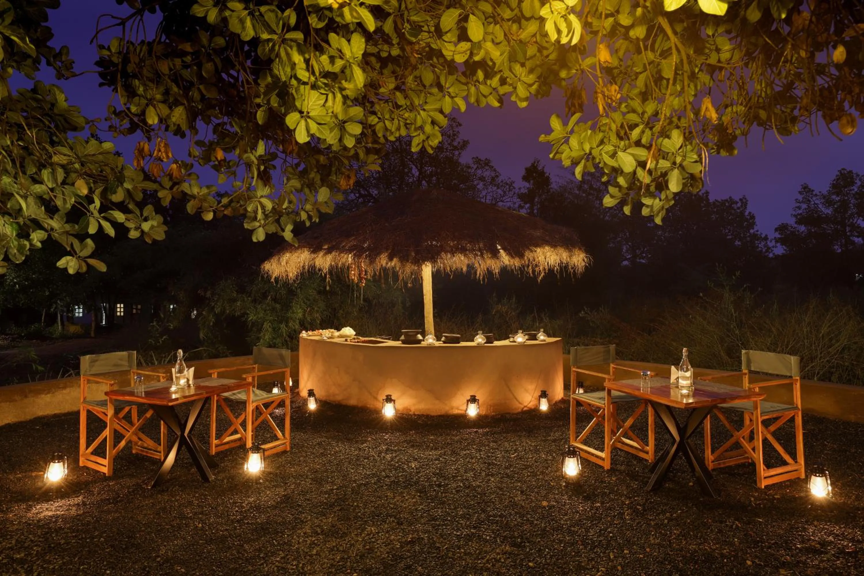 Dinner in Lemon Tree Wildlife Resort, Kanha