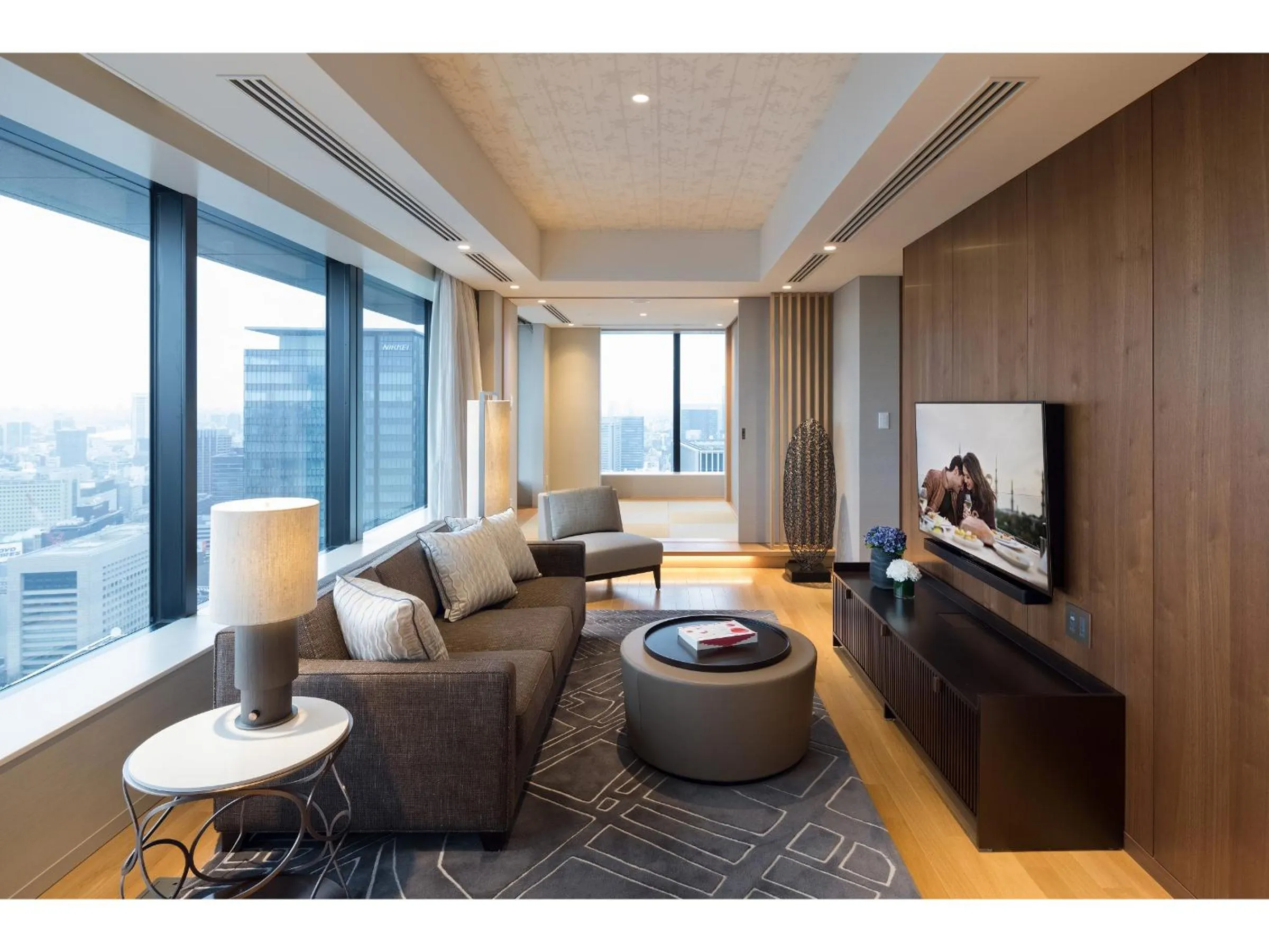Living room in Ascott Marunouchi Tokyo