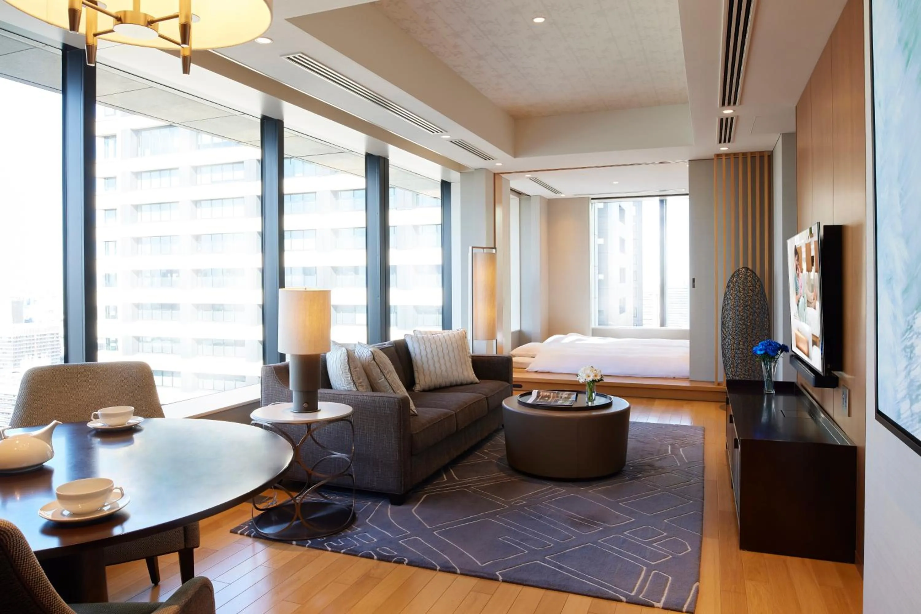 Living room in Ascott Marunouchi Tokyo
