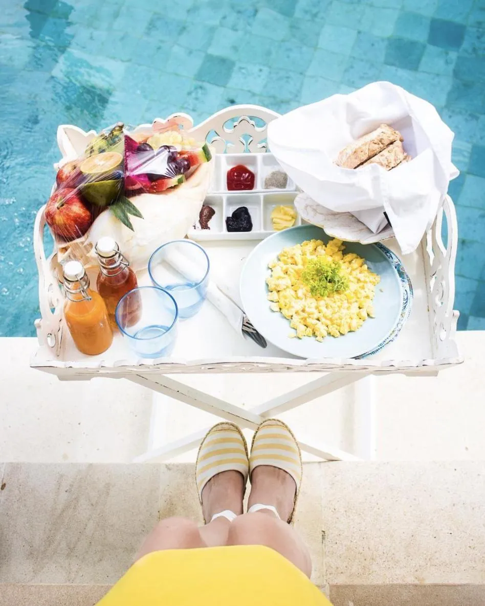 Continental breakfast in Harmony Villas