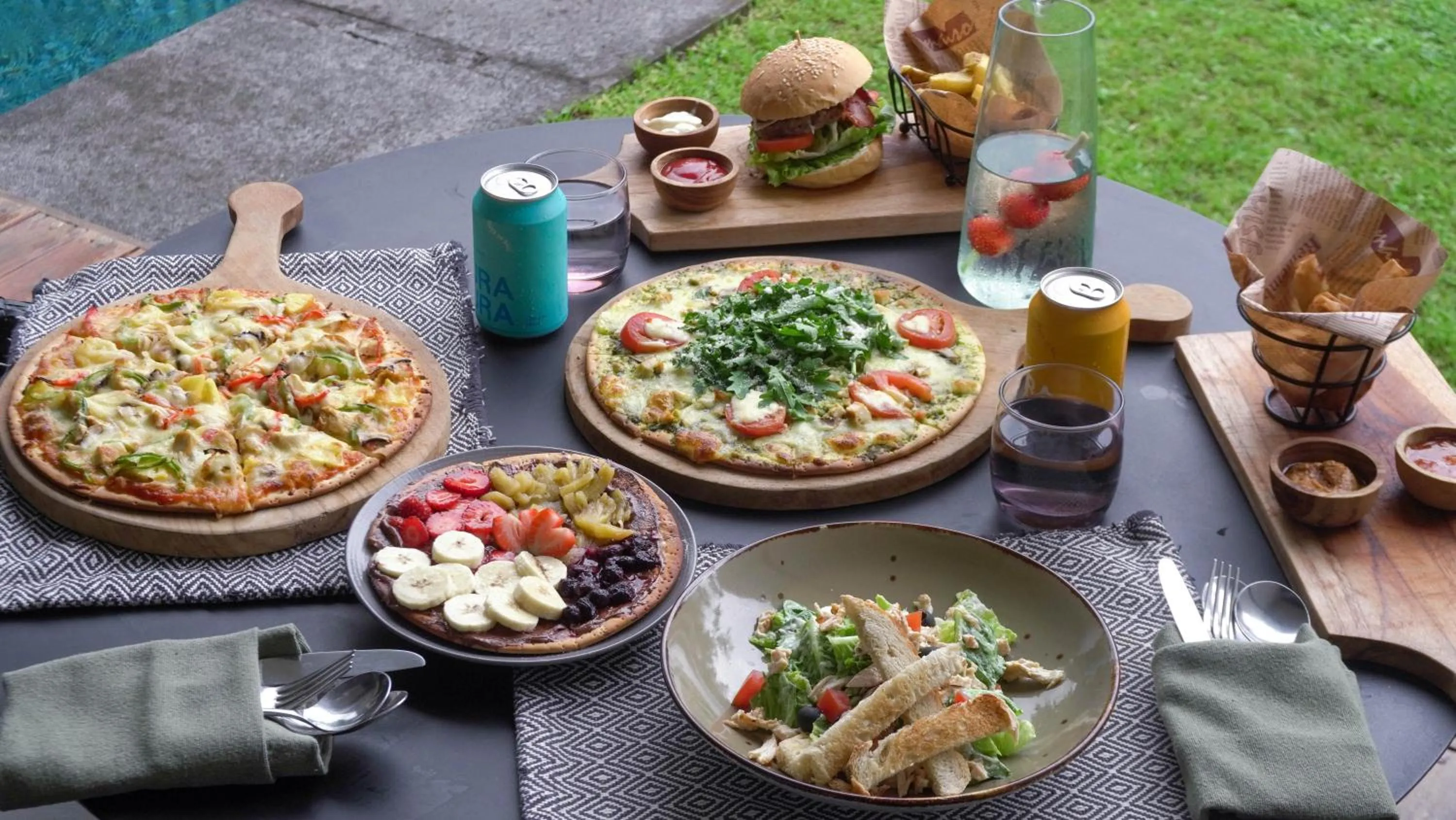 Food and drinks in Origin Ubud