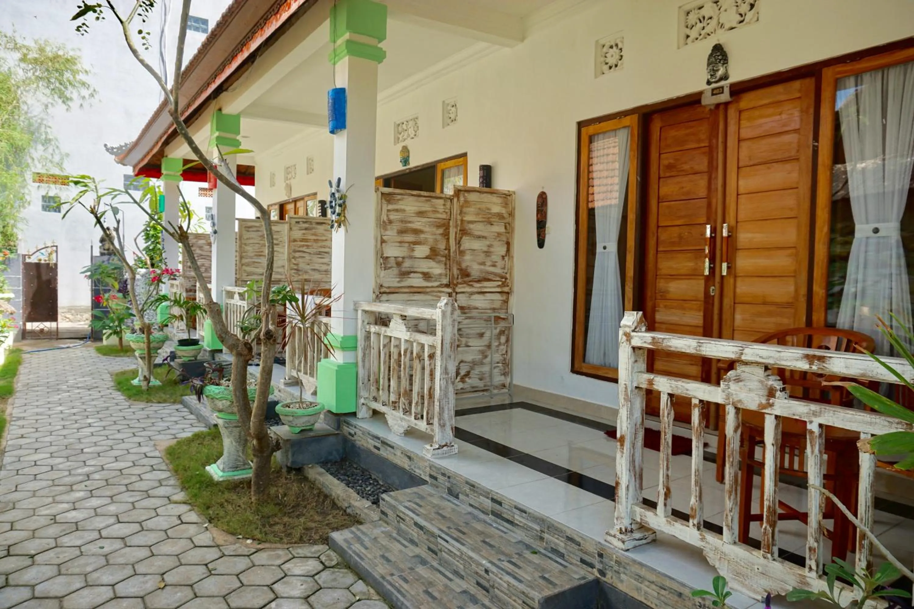 Patio in Pondok Kana And Hostel by Ecommerceloka