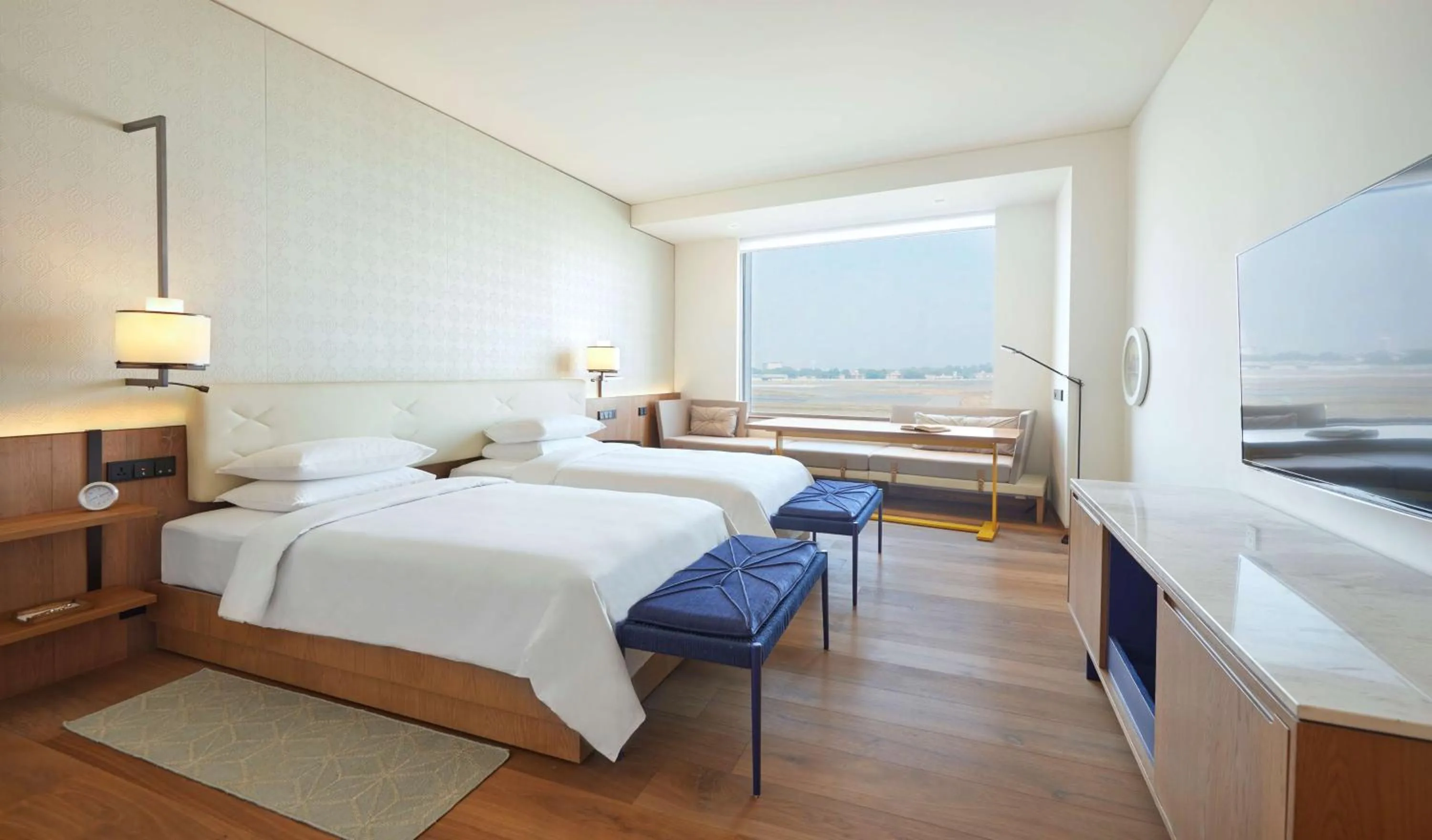 Photo of the whole room, Bed in Andaz Delhi, by Hyatt