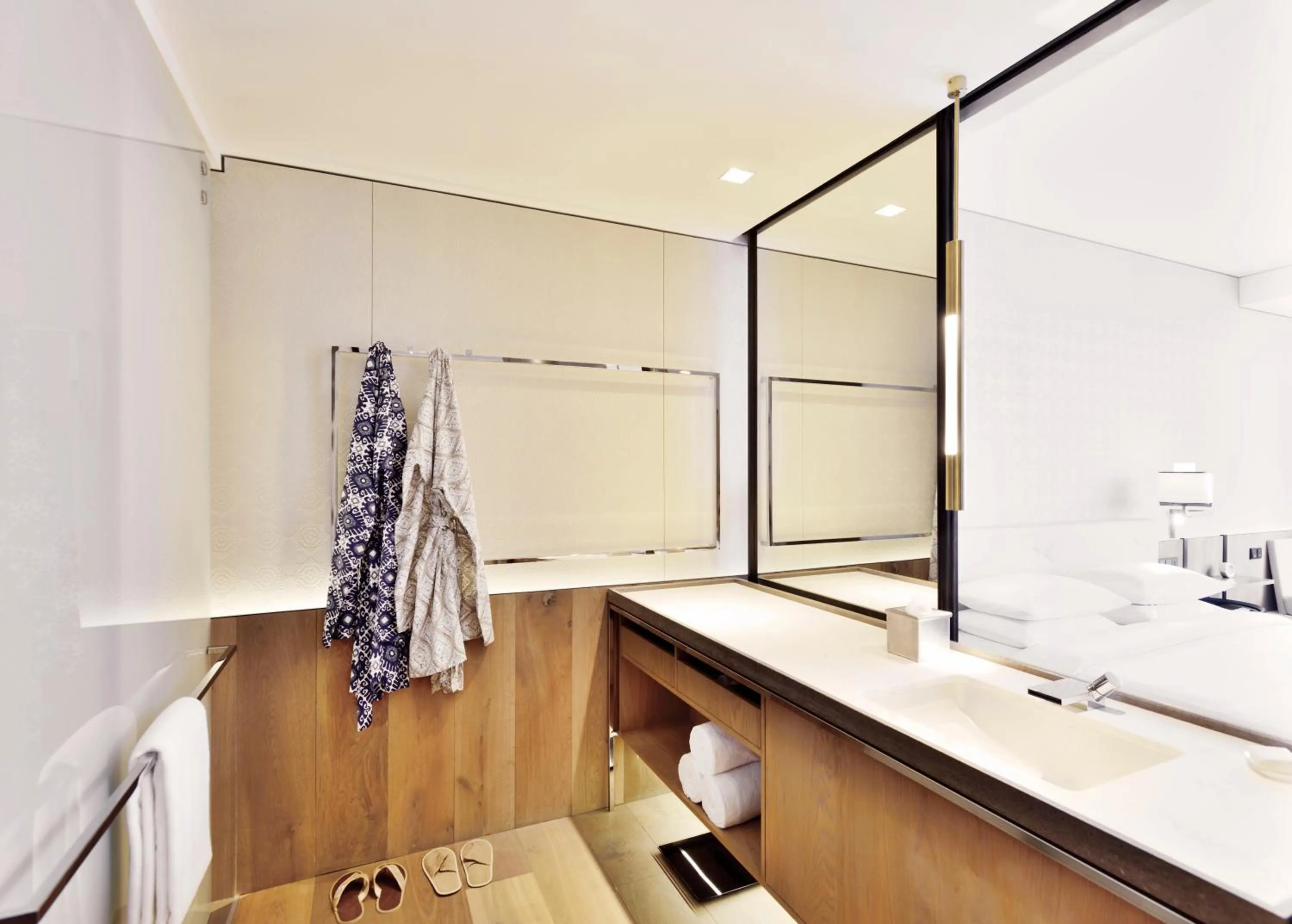 Bathroom in Andaz Delhi, by Hyatt