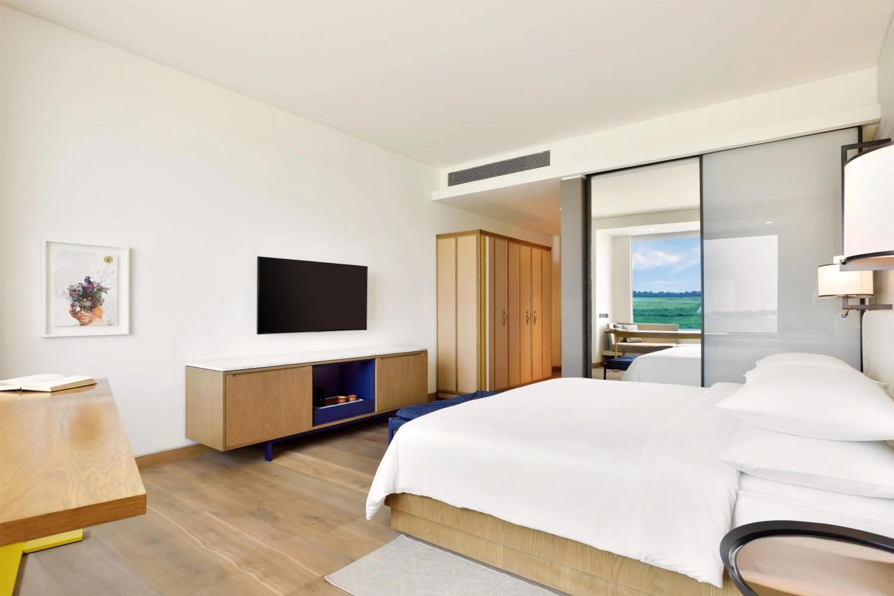 Bedroom, Bed in Andaz Delhi, by Hyatt