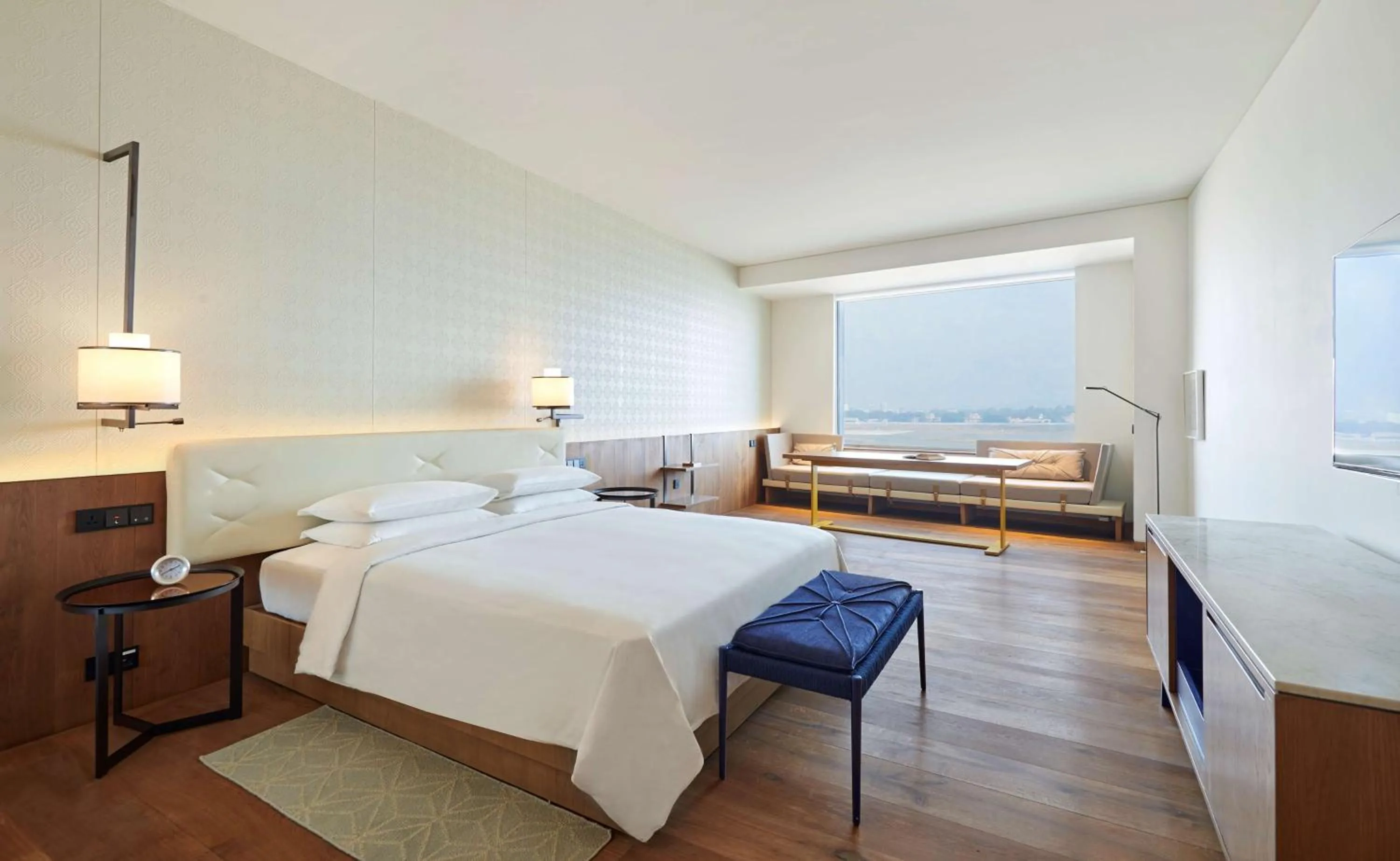 Photo of the whole room, Bed in Andaz Delhi, by Hyatt