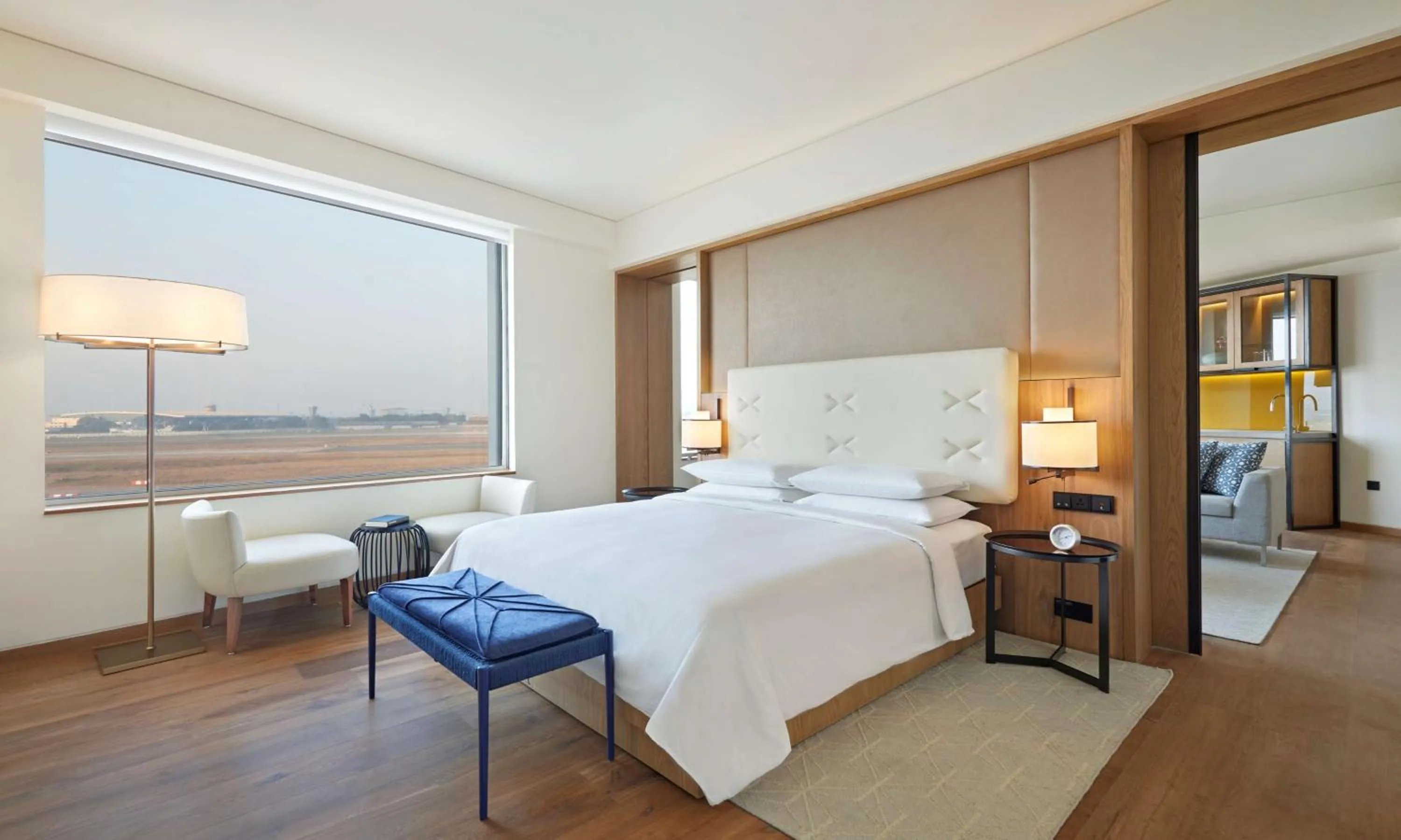 Bathroom, Bed in Andaz Delhi, by Hyatt