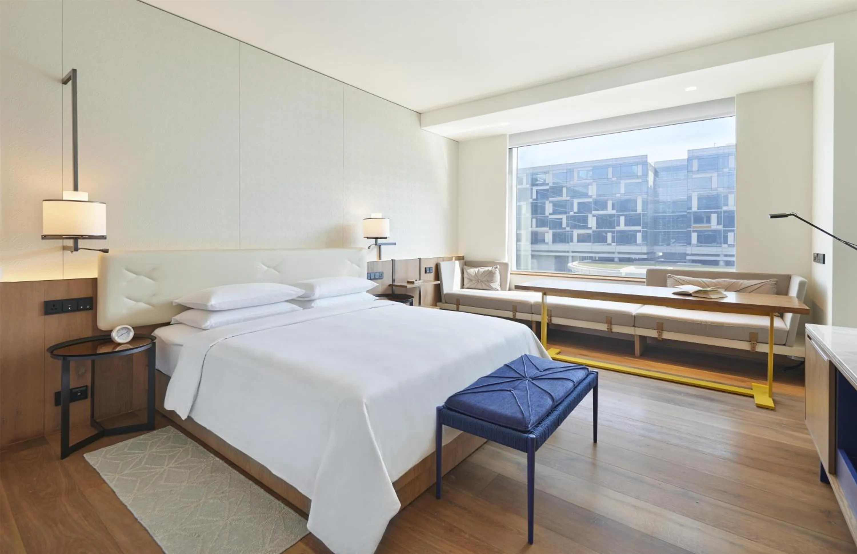 Bedroom, Bed in Andaz Delhi, by Hyatt