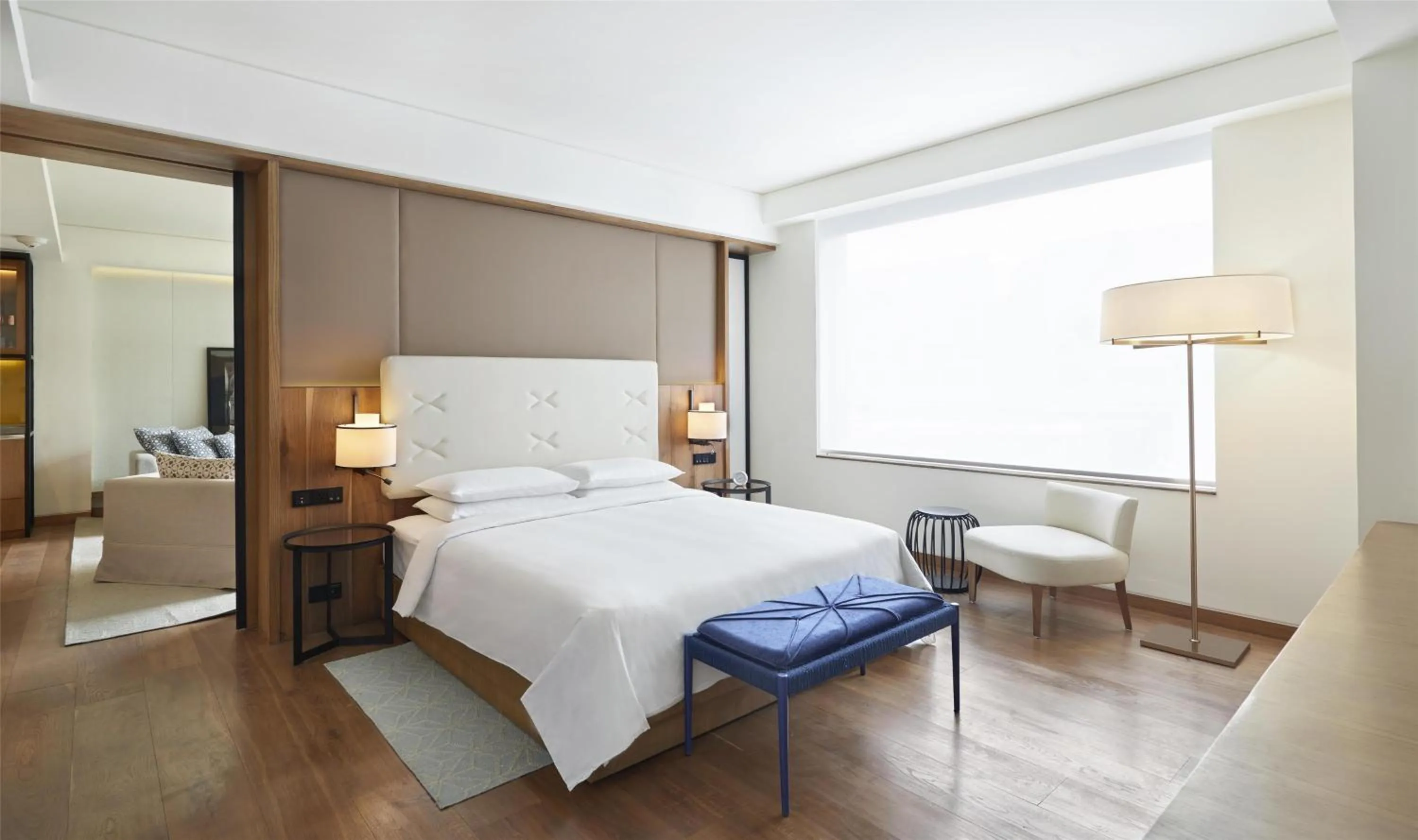 Photo of the whole room, Bed in Andaz Delhi, by Hyatt