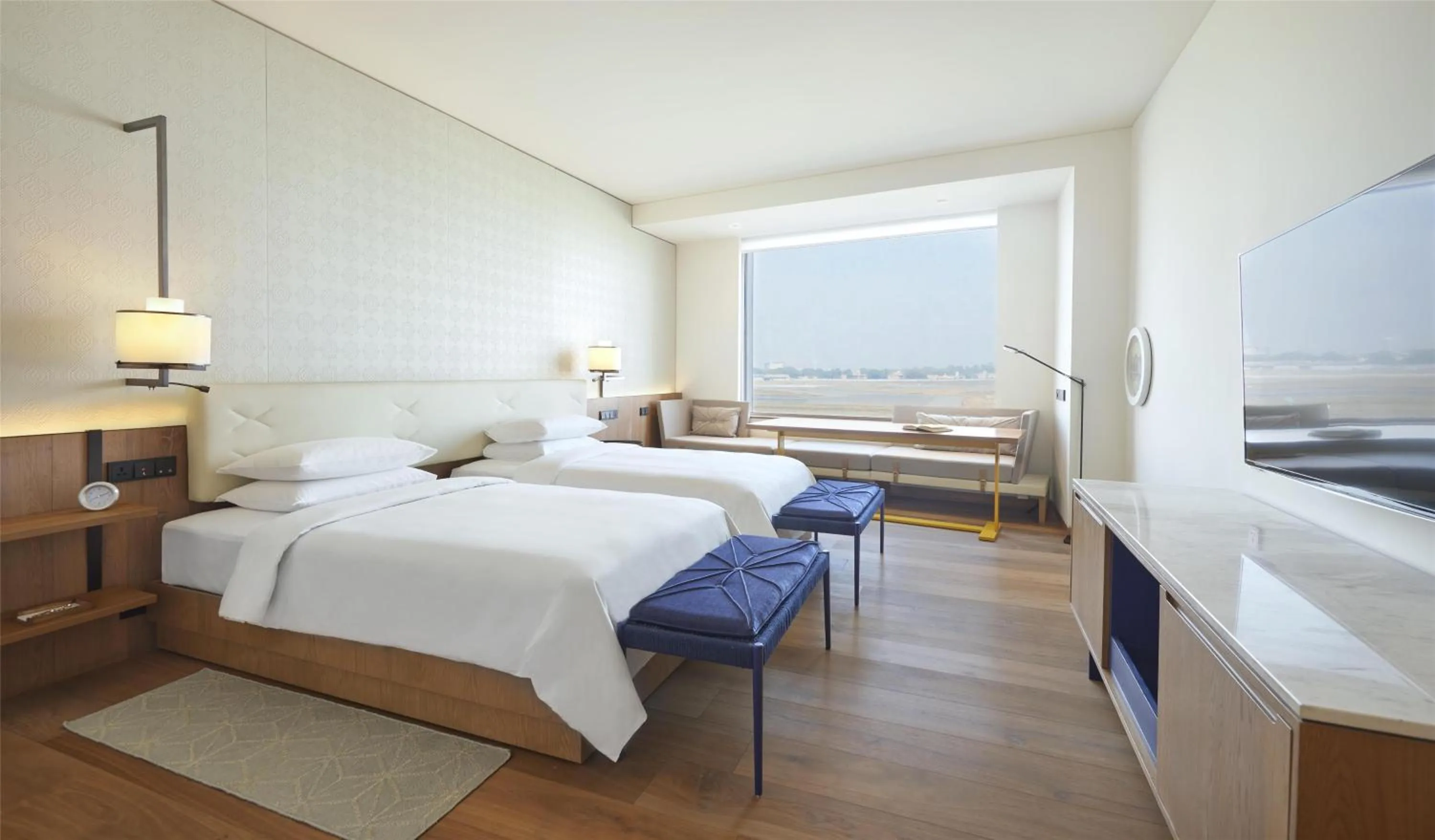 Bedroom, Bed in Andaz Delhi, by Hyatt