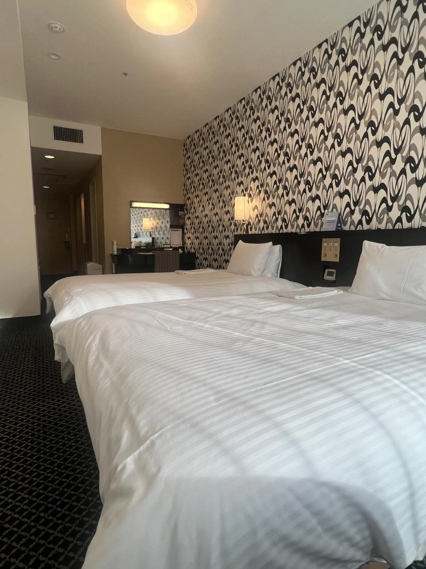 Bed in Bayside Hotel Azur Takeshiba