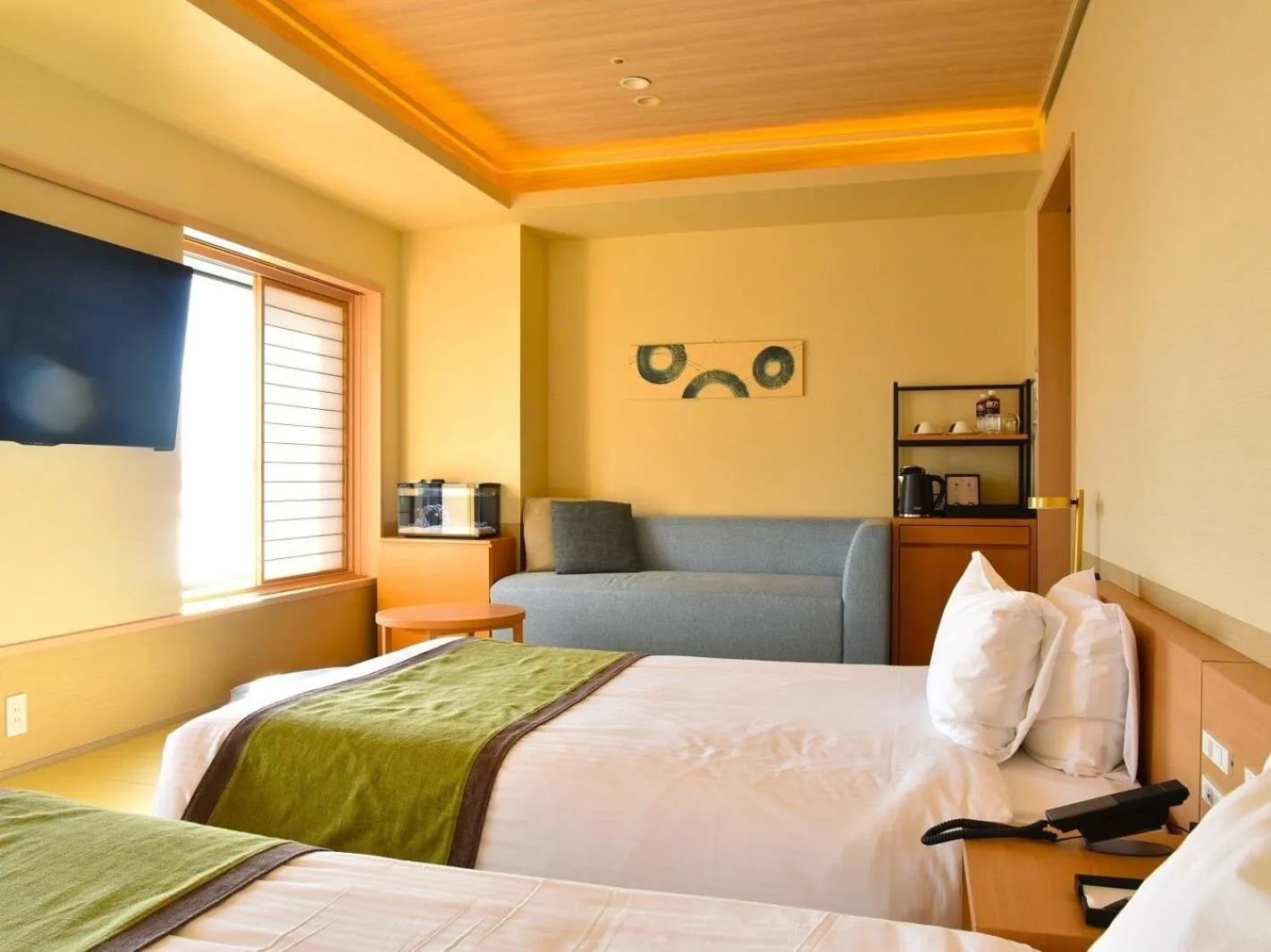 Bed in Bayside Hotel Azur Takeshiba