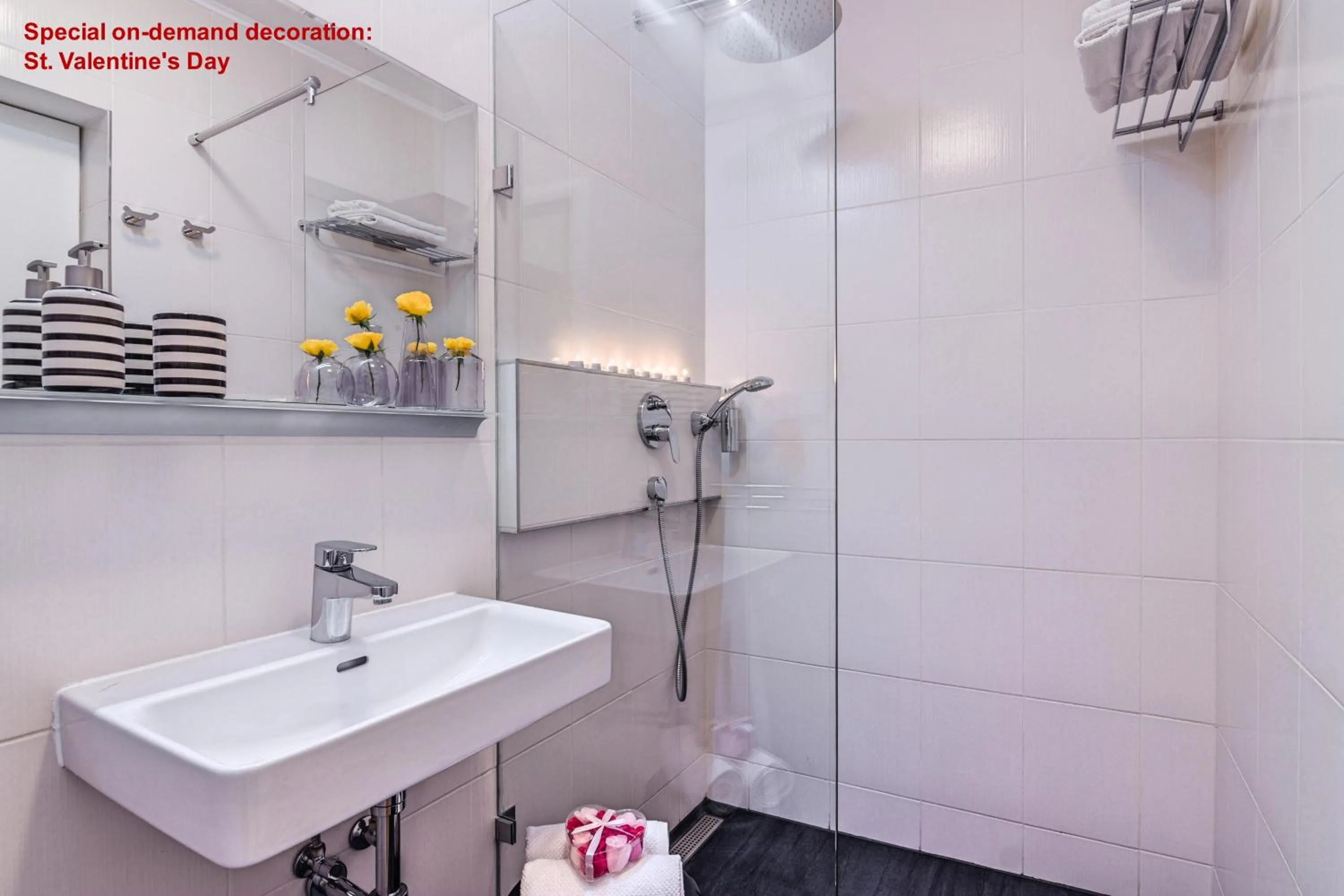 Bathroom in Private Terrace in Heart of Prague